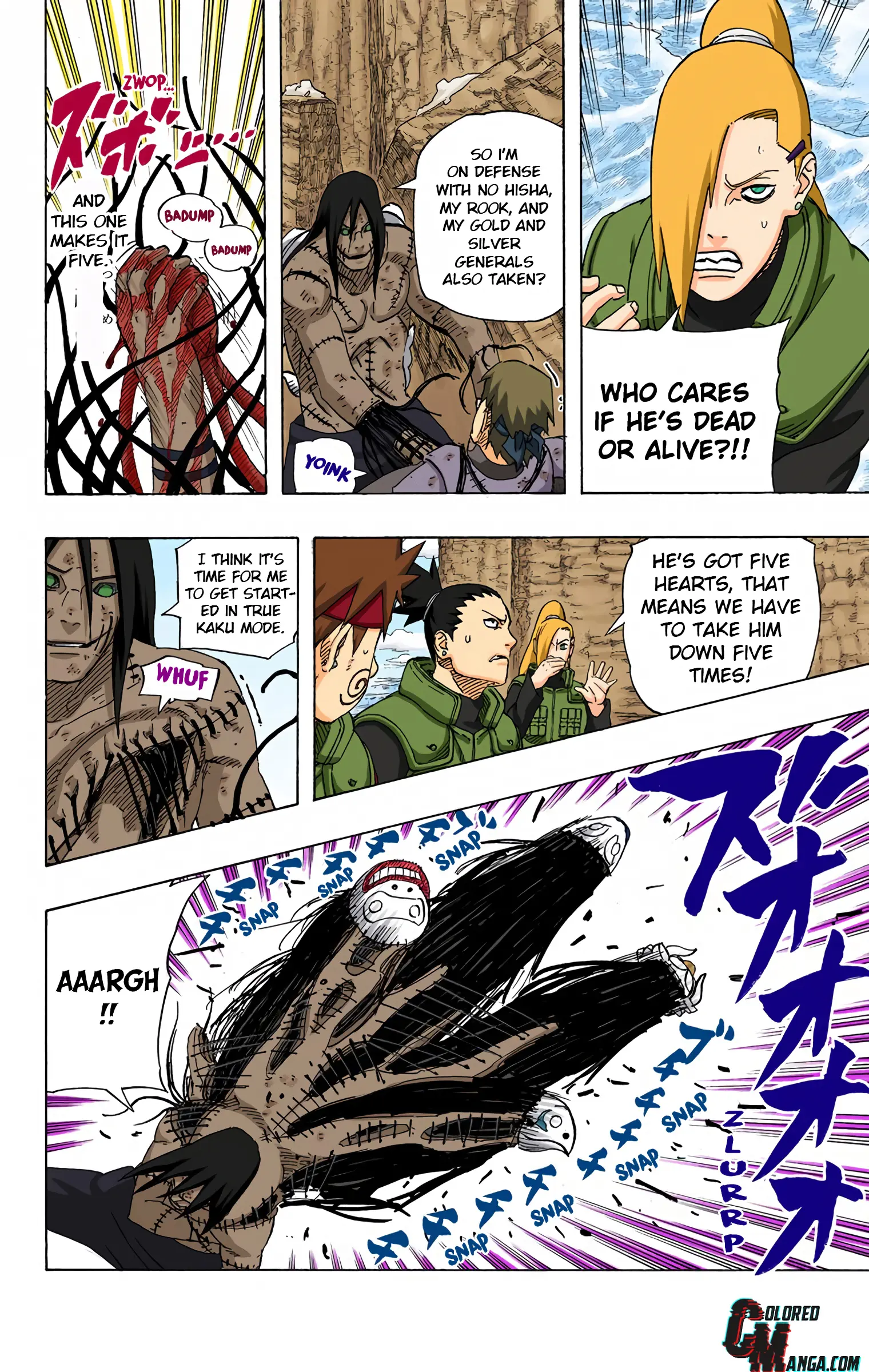 Naruto Colored Manga Online, chapter 530, page 4