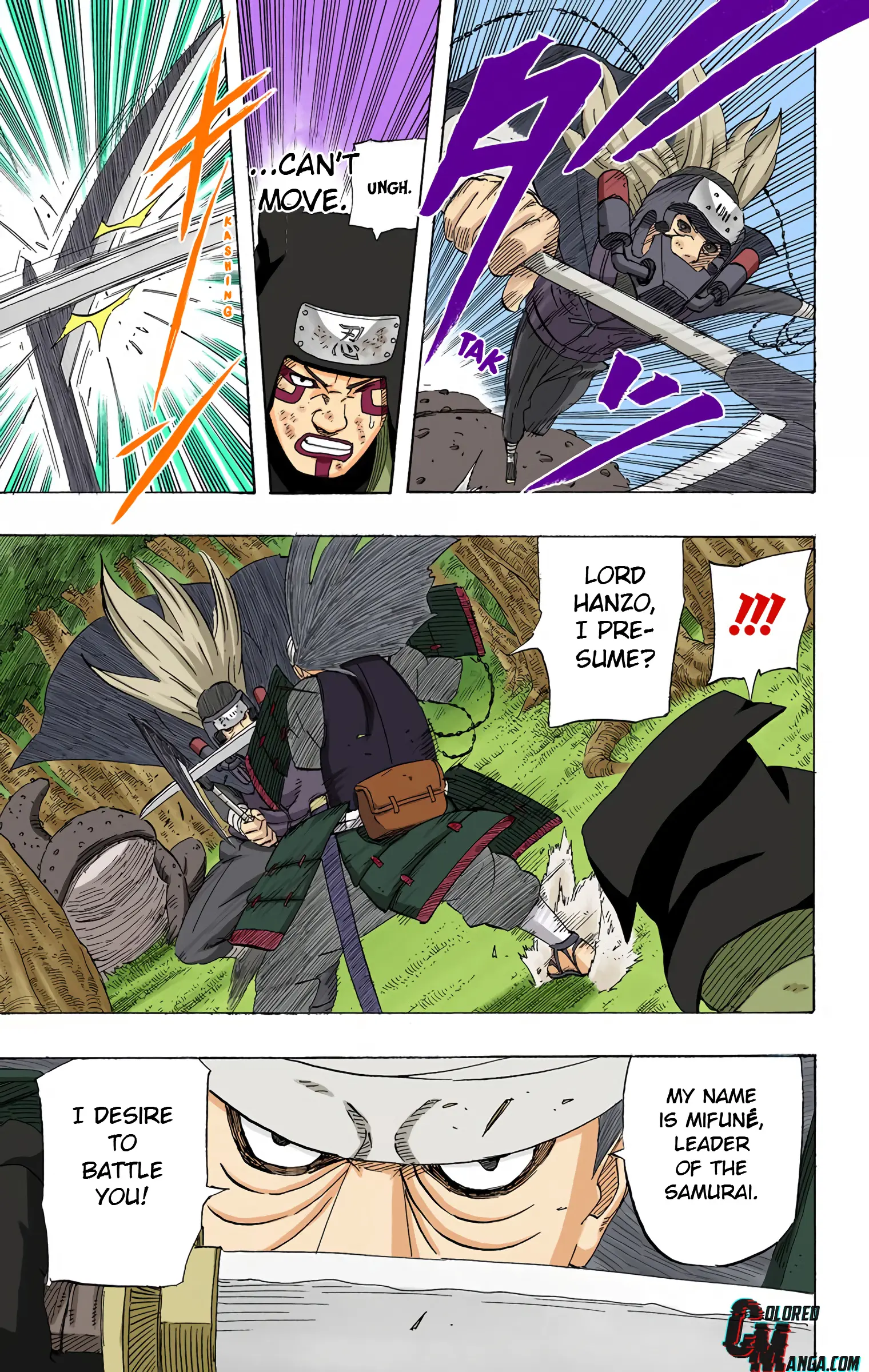 Naruto Colored Manga Online, chapter 530, page 17