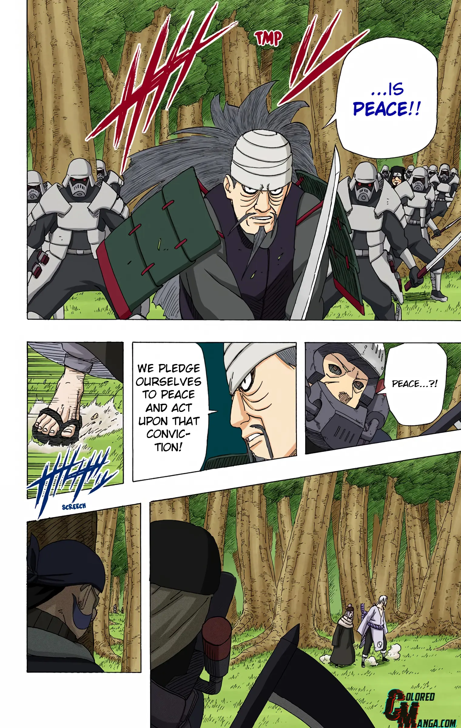 Naruto Colored Manga Online, chapter 531, page 7