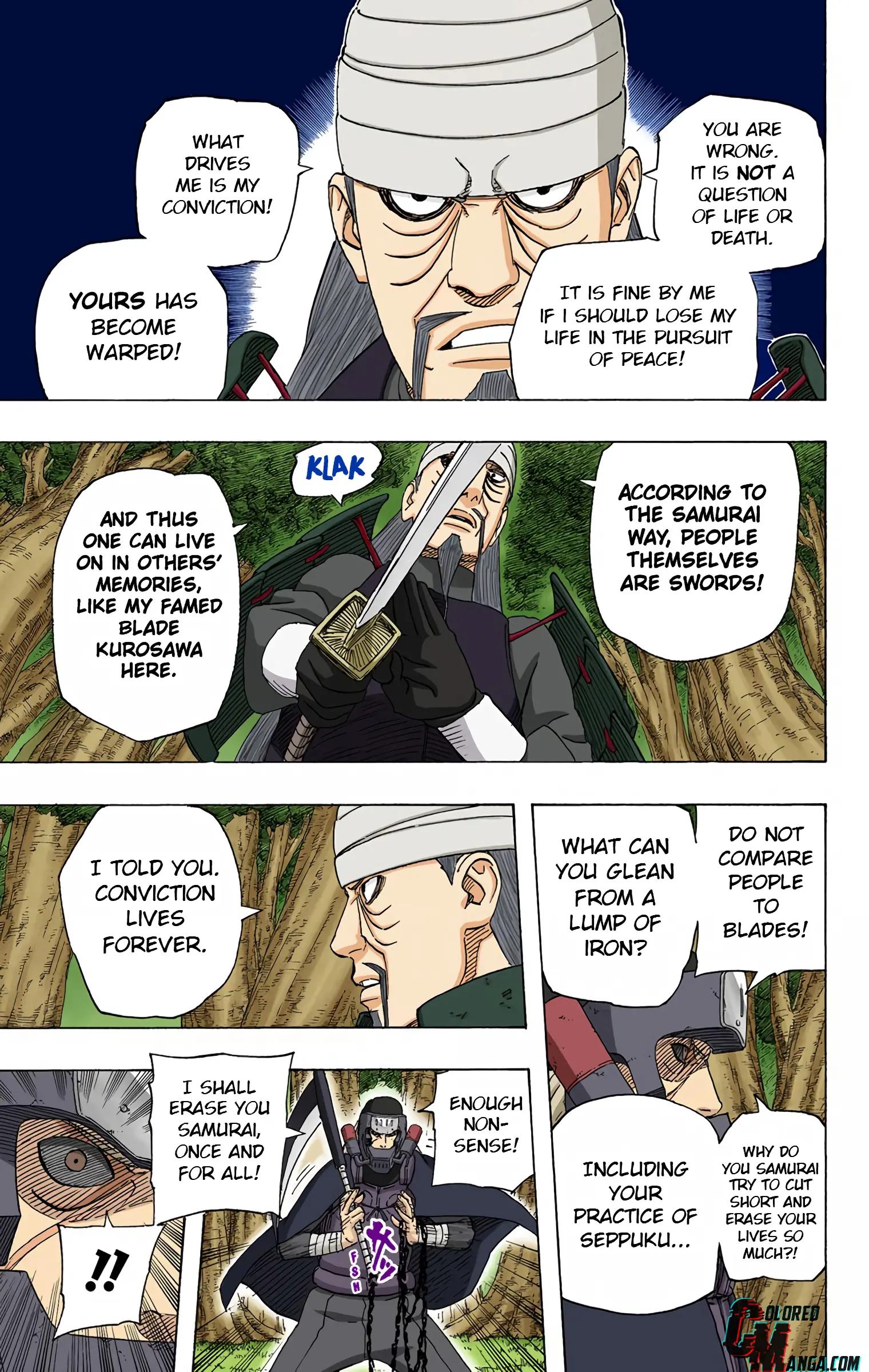 Naruto Colored Manga Online, chapter 531, page 12