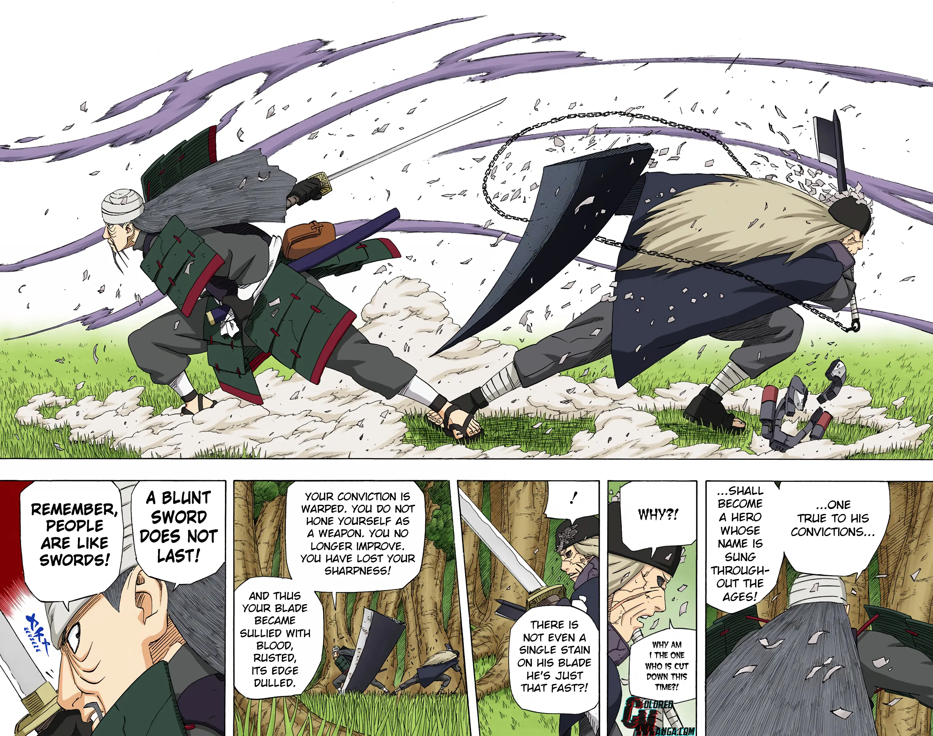 Naruto Colored Manga Online, chapter 531, page 19