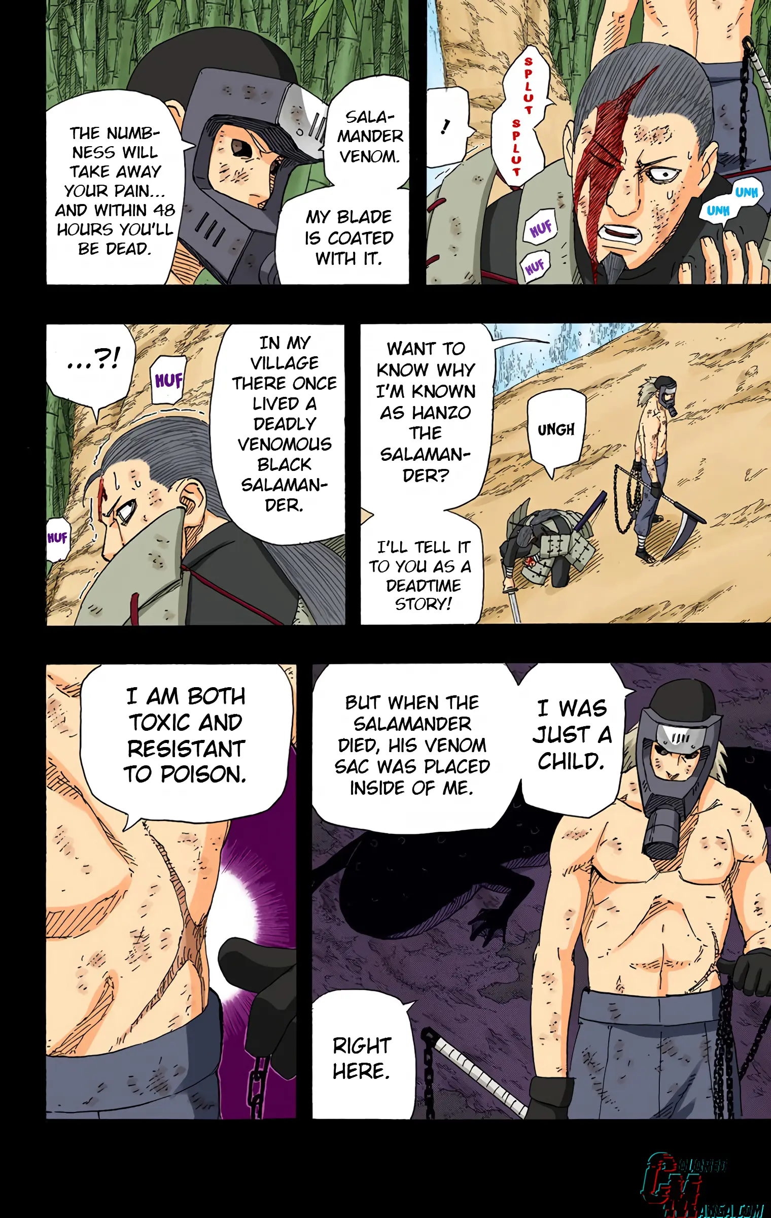 Naruto Colored Manga Online, chapter 532, page 2