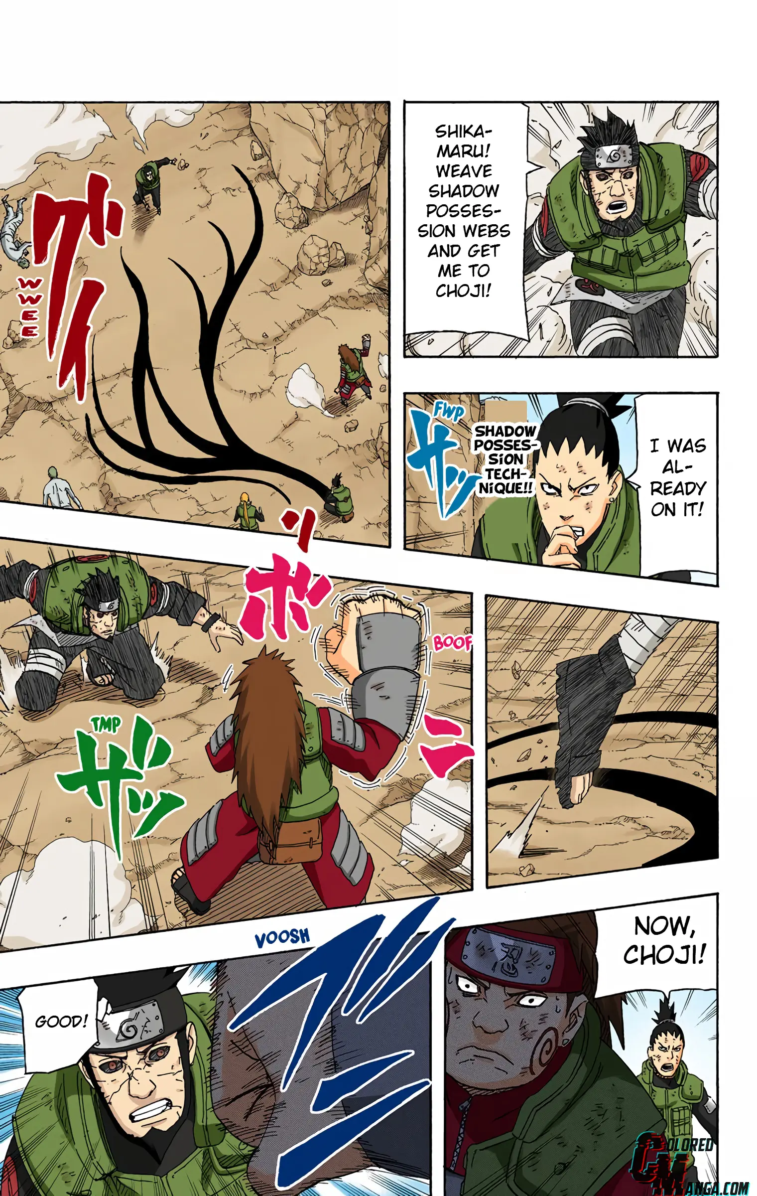 Naruto Colored Manga Online, chapter 532, page 14
