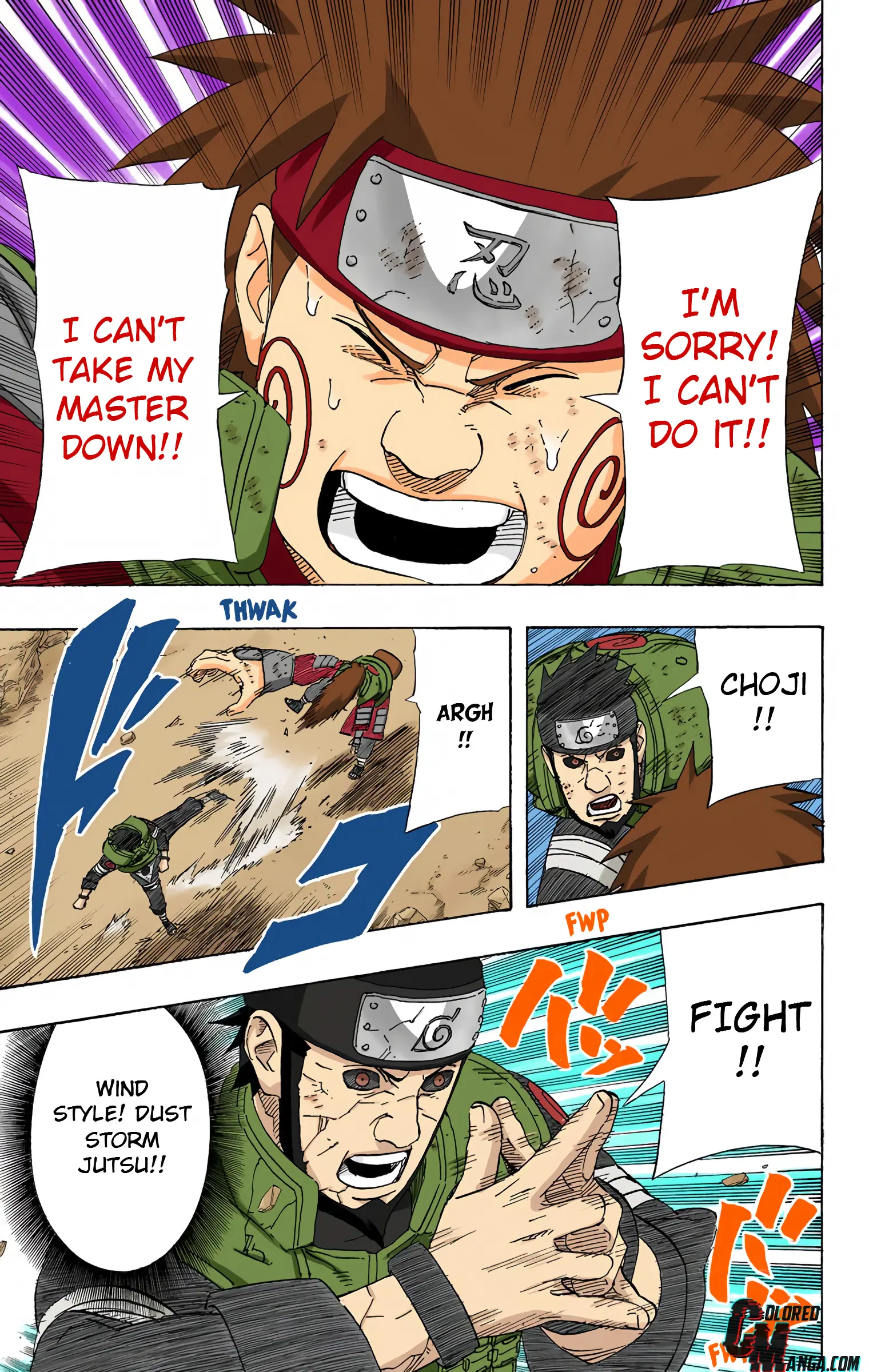 Naruto Colored Manga Online, chapter 532, page 16