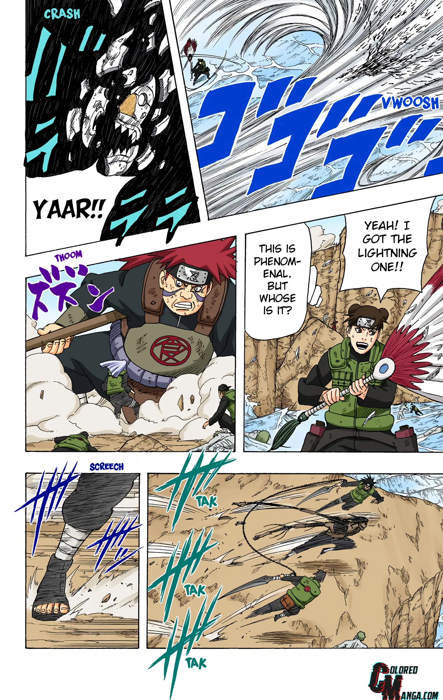 Naruto Colored Manga Online, chapter 533, page 2