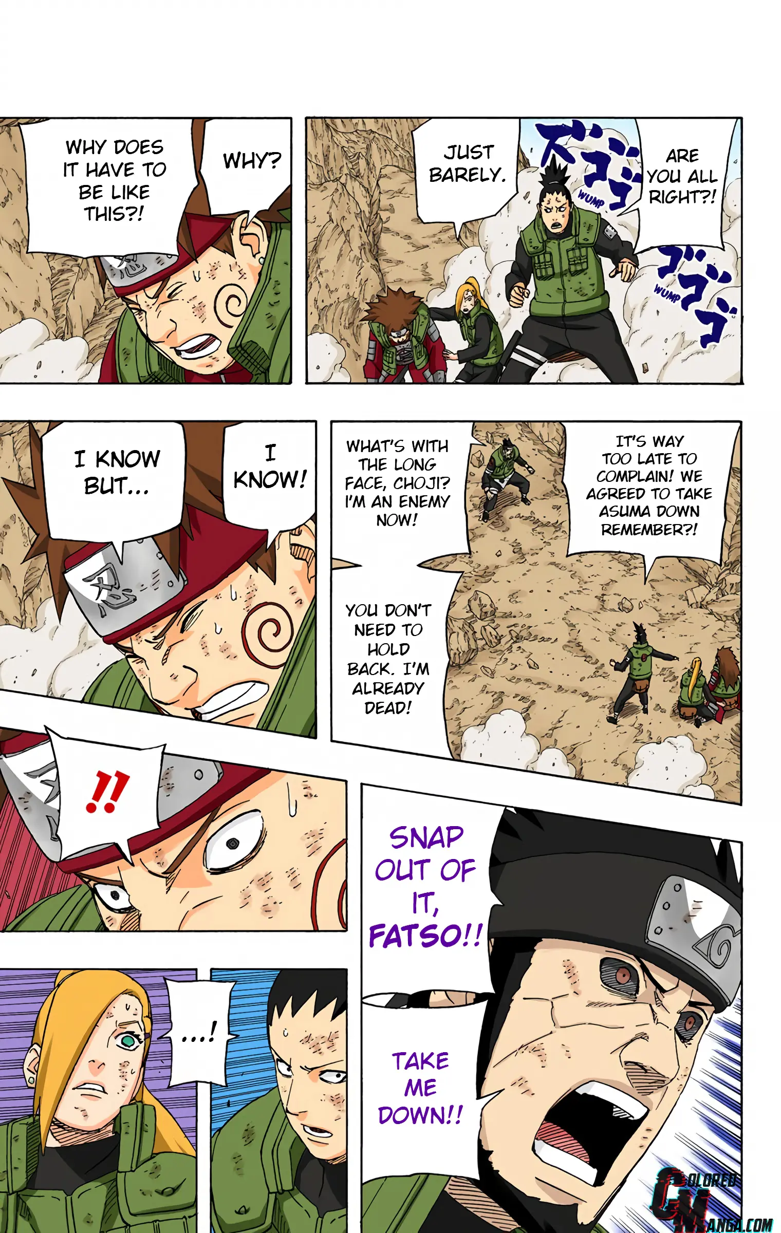 Naruto Colored Manga Online, chapter 533, page 3