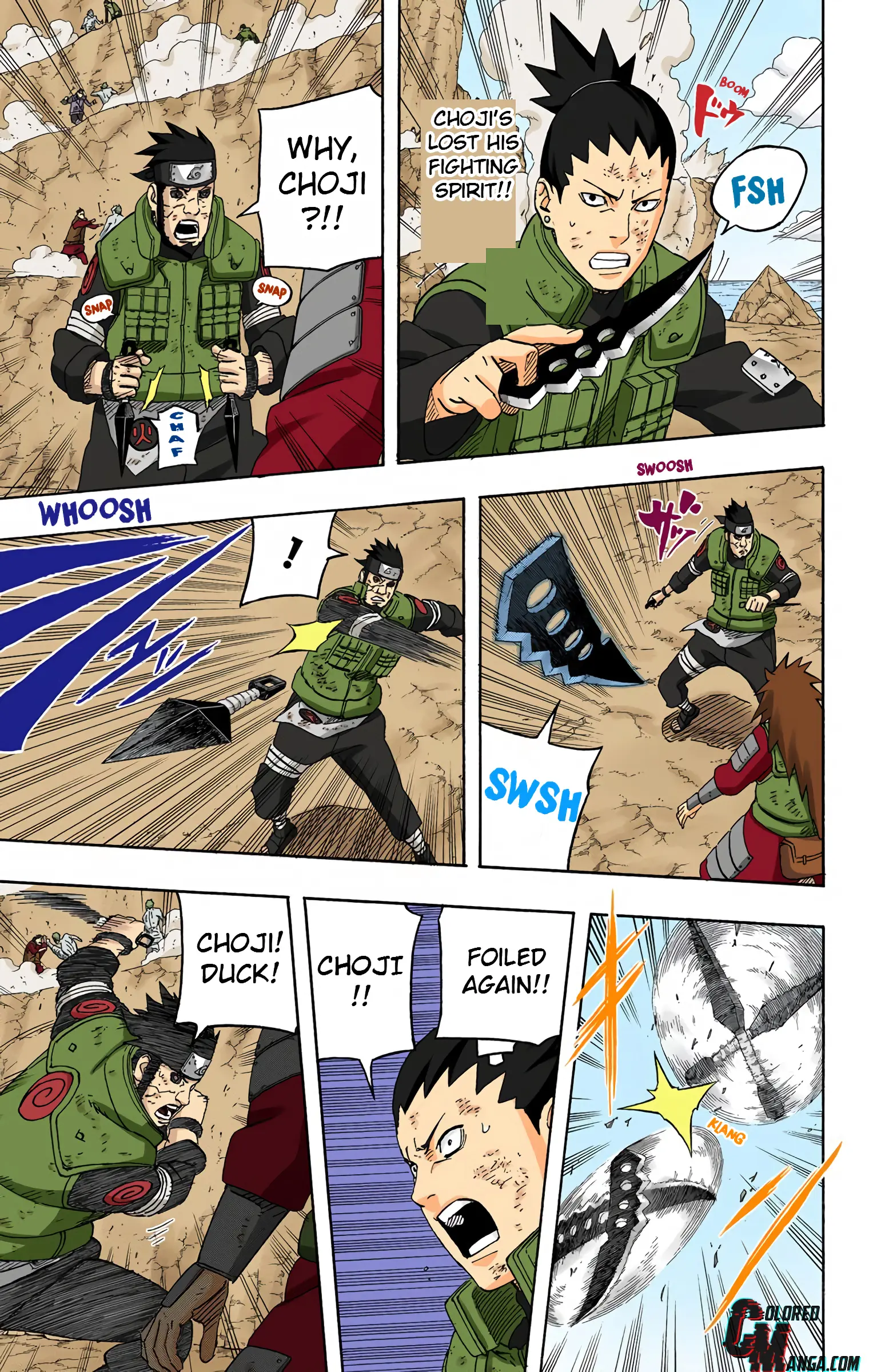 Naruto Colored Manga Online, chapter 533, page 5