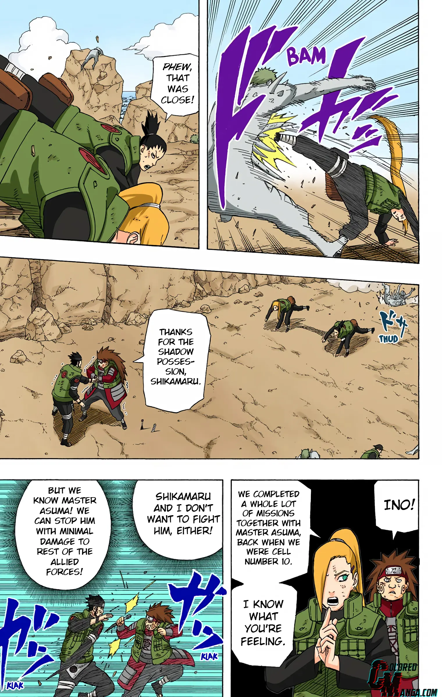 Naruto Colored Manga Online, chapter 533, page 7