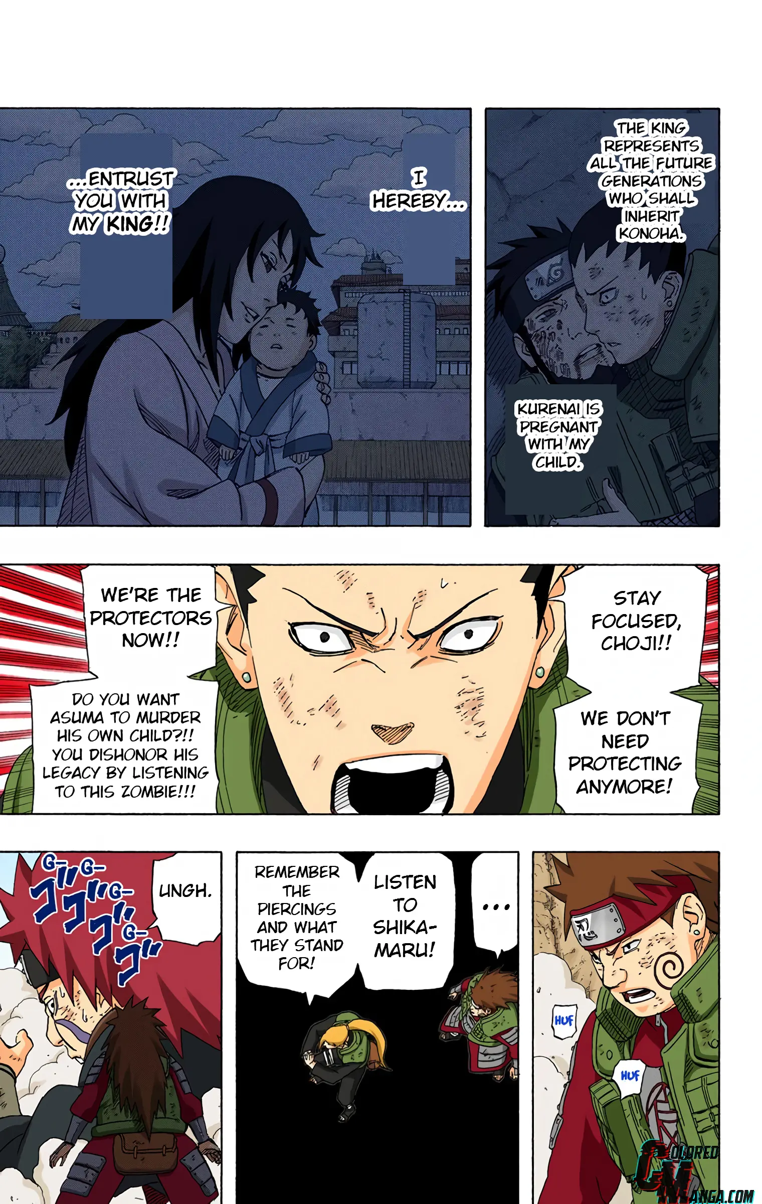 Naruto Colored Manga Online, chapter 533, page 11