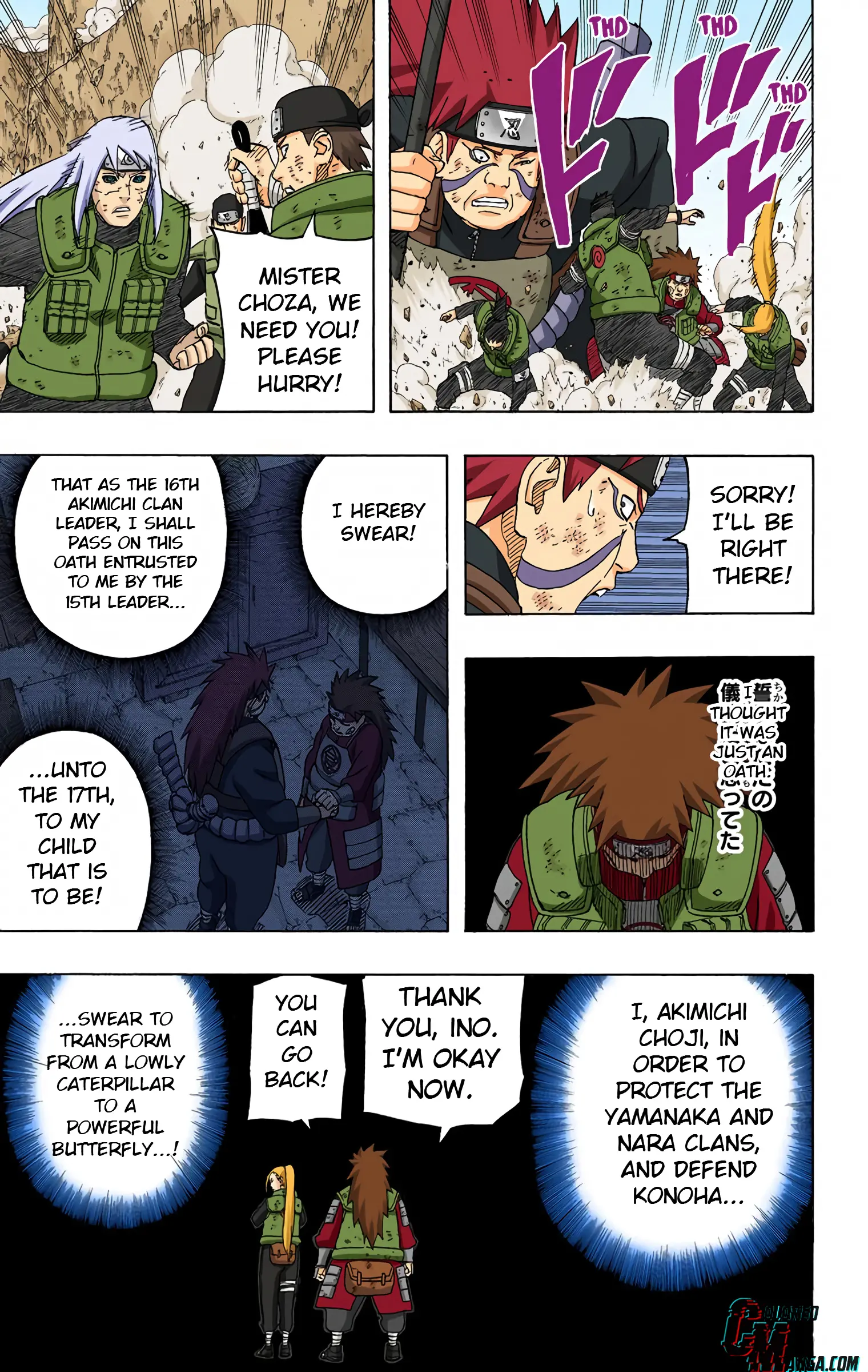 Naruto Colored Manga Online, chapter 533, page 15