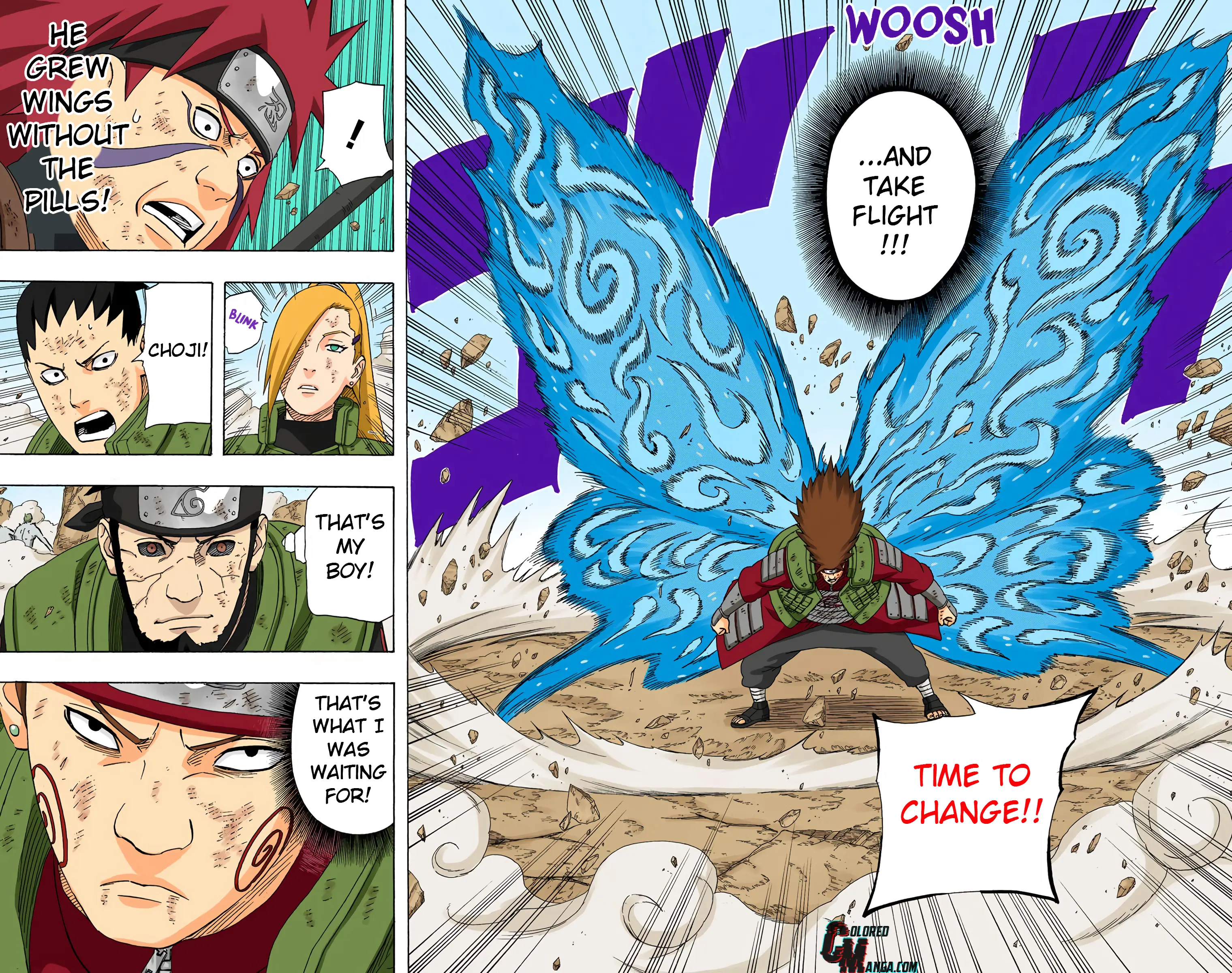 Naruto Colored Manga Online, chapter 533, page 16