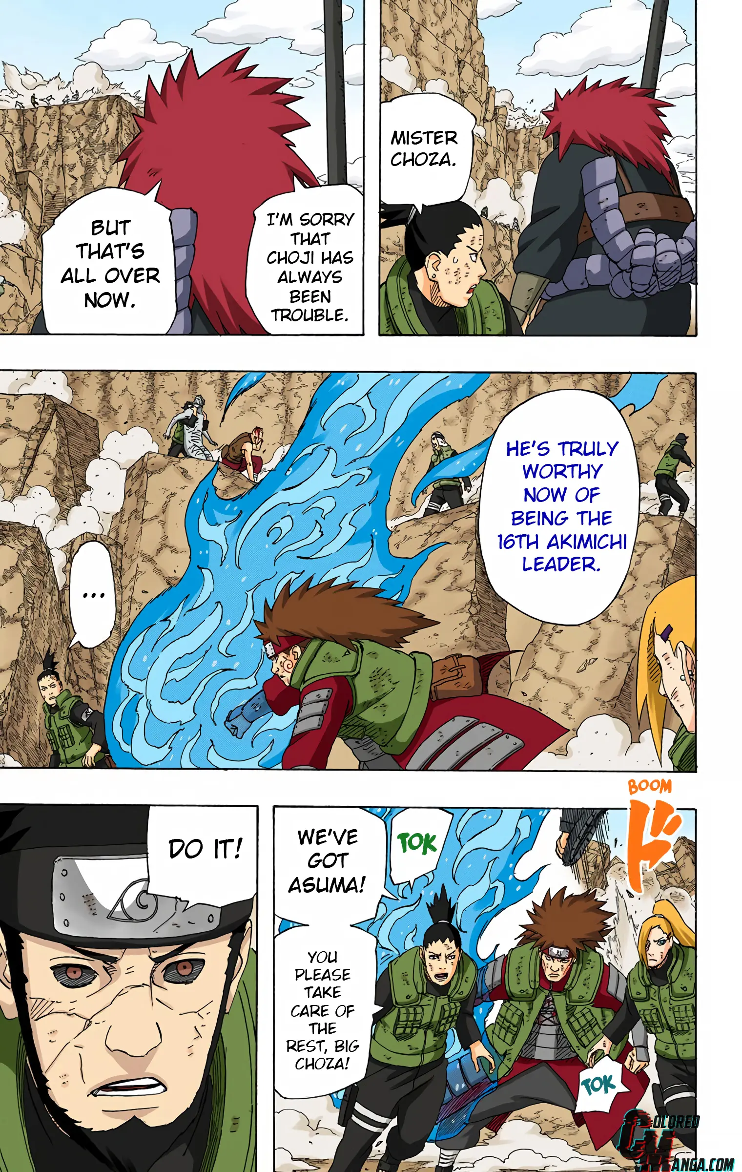 Naruto Colored Manga Online, chapter 534, page 3