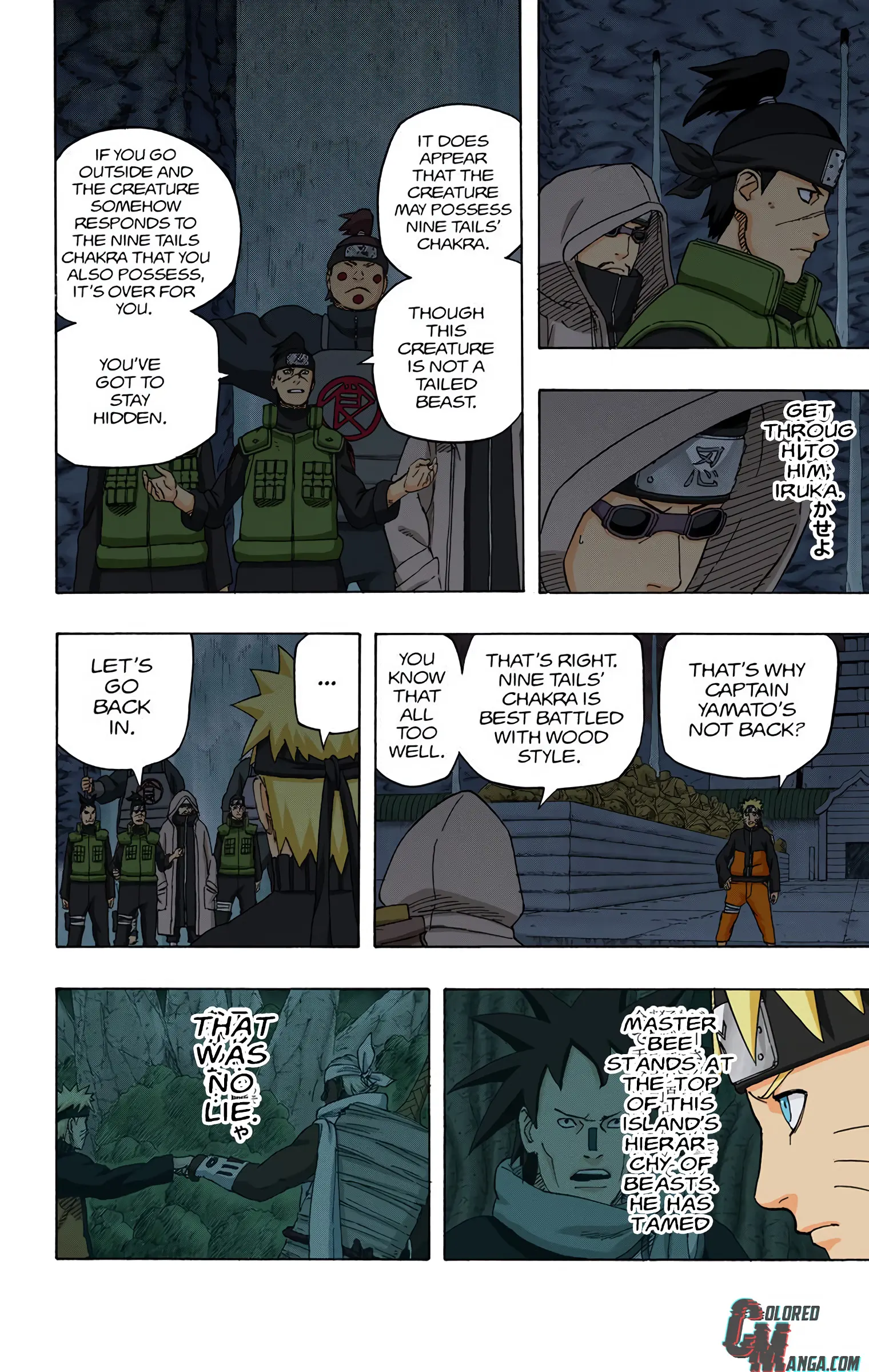 Naruto Colored Manga Online, chapter 535, page 8