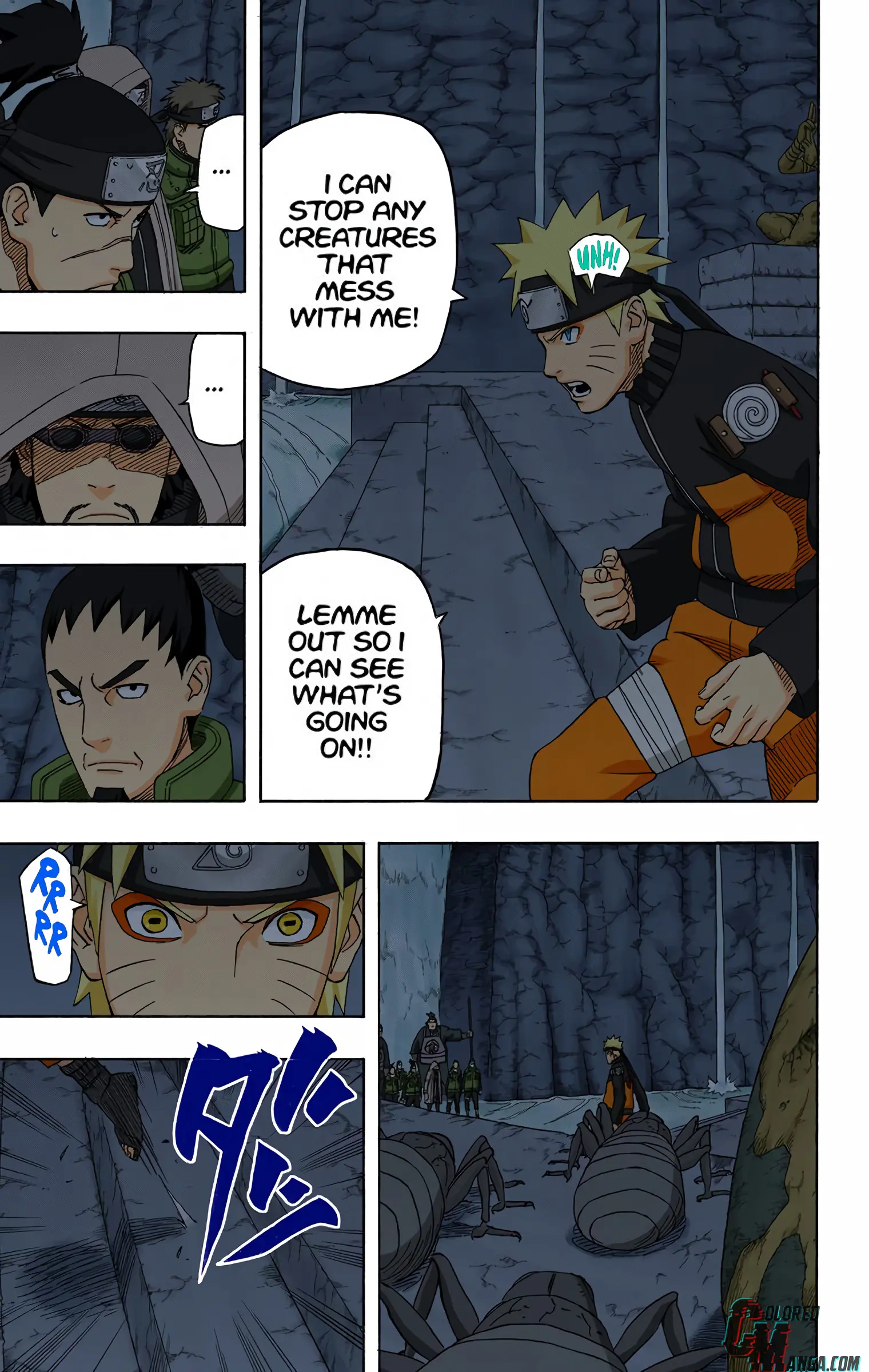 Naruto Colored Manga Online, chapter 535, page 9