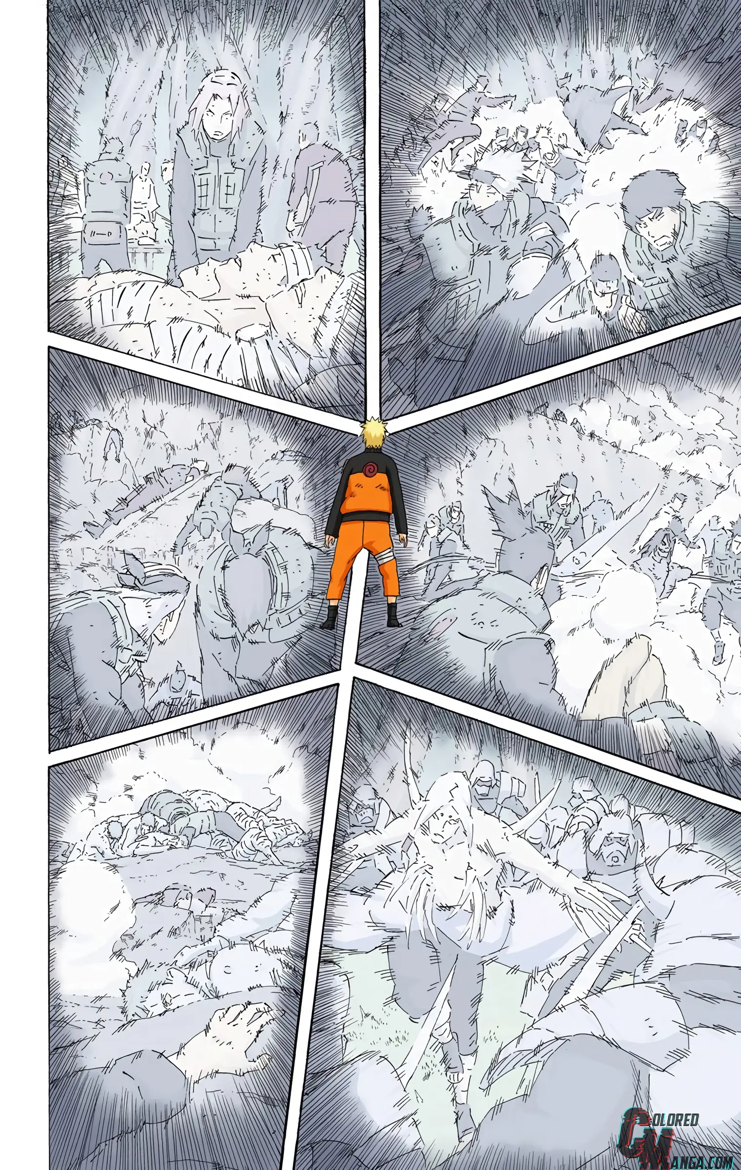 Naruto Colored Manga Online, chapter 535, page 12
