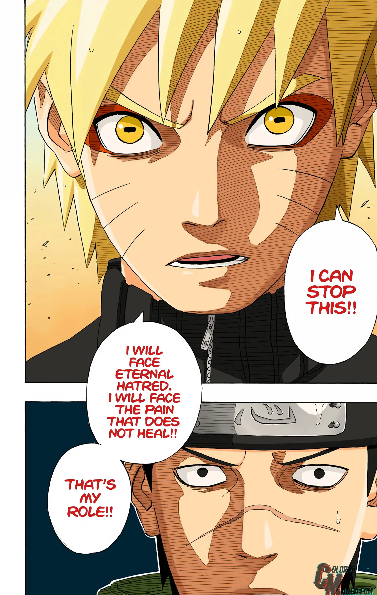 Naruto Colored Manga Online, chapter 535, page 16