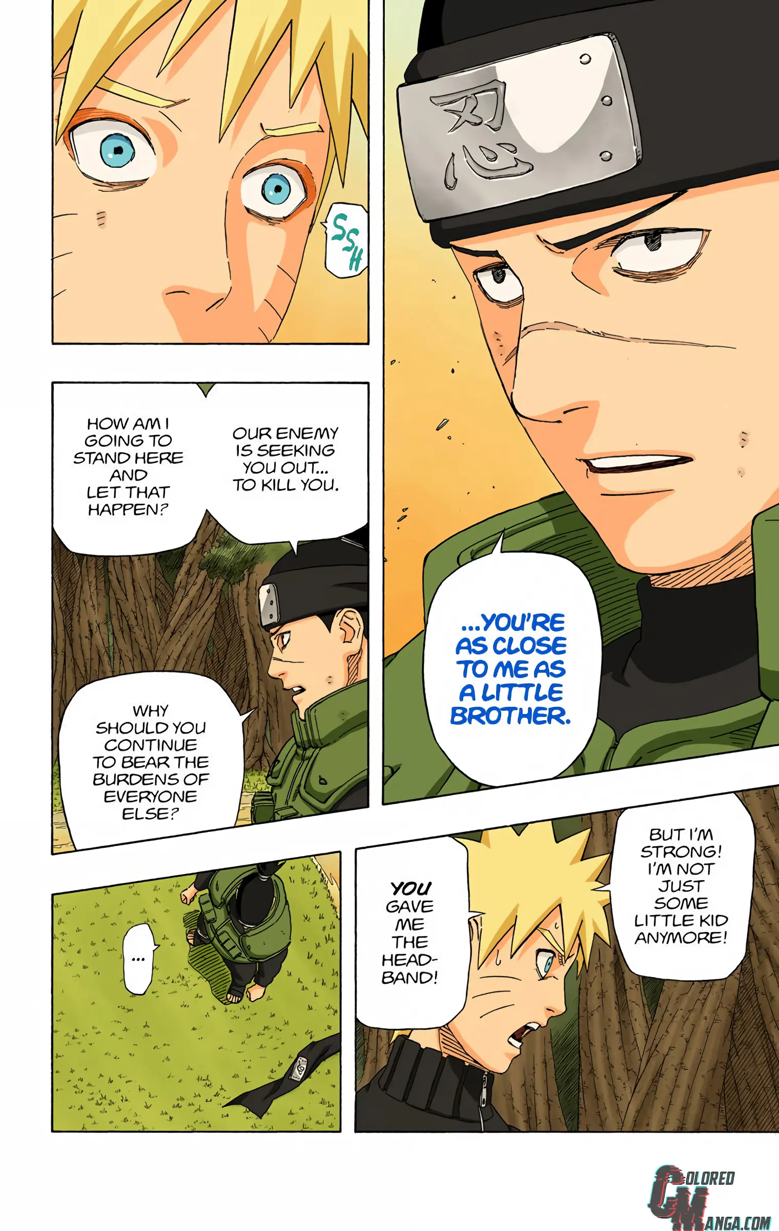 Naruto Colored Manga Online, chapter 535, page 18