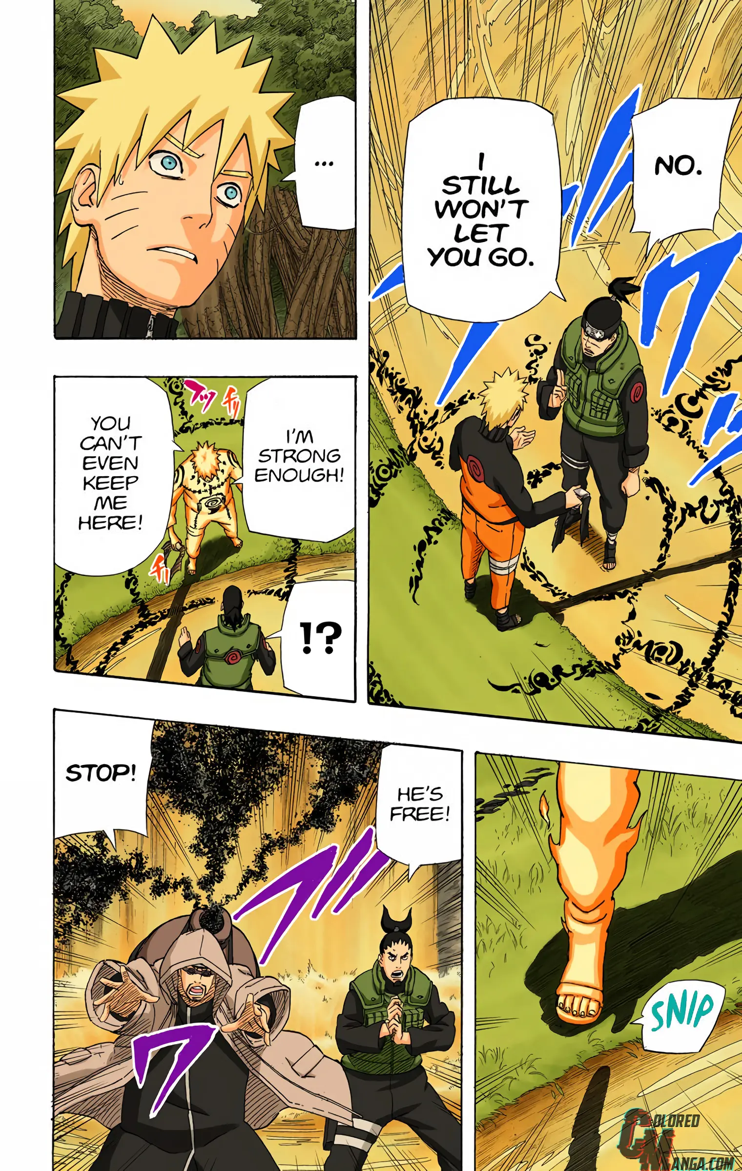 Naruto Colored Manga Online, chapter 535, page 20