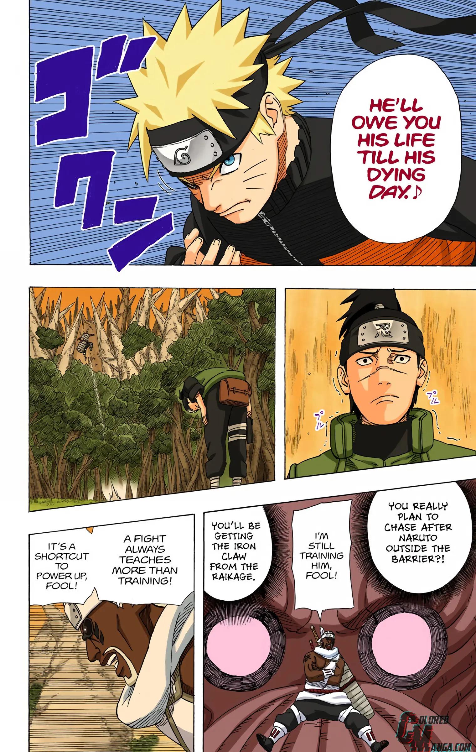 Naruto Colored Manga Online, chapter 536, page 4