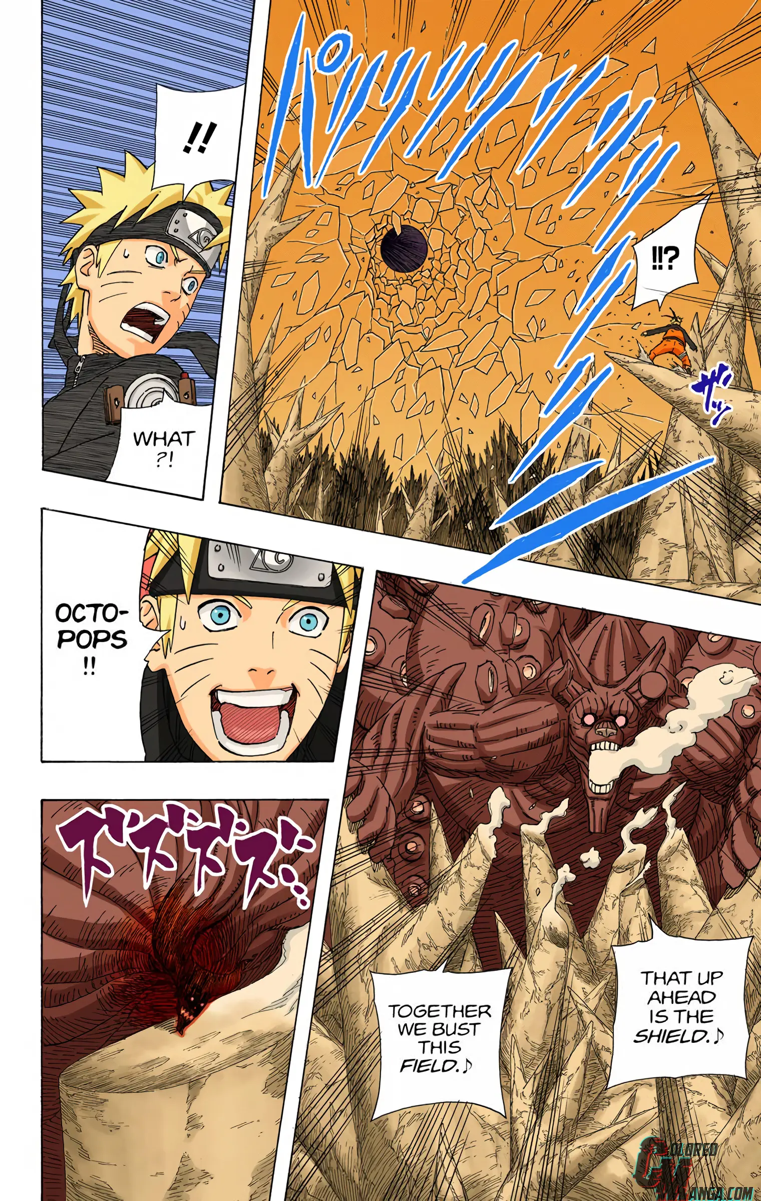 Naruto Colored Manga Online, chapter 536, page 8
