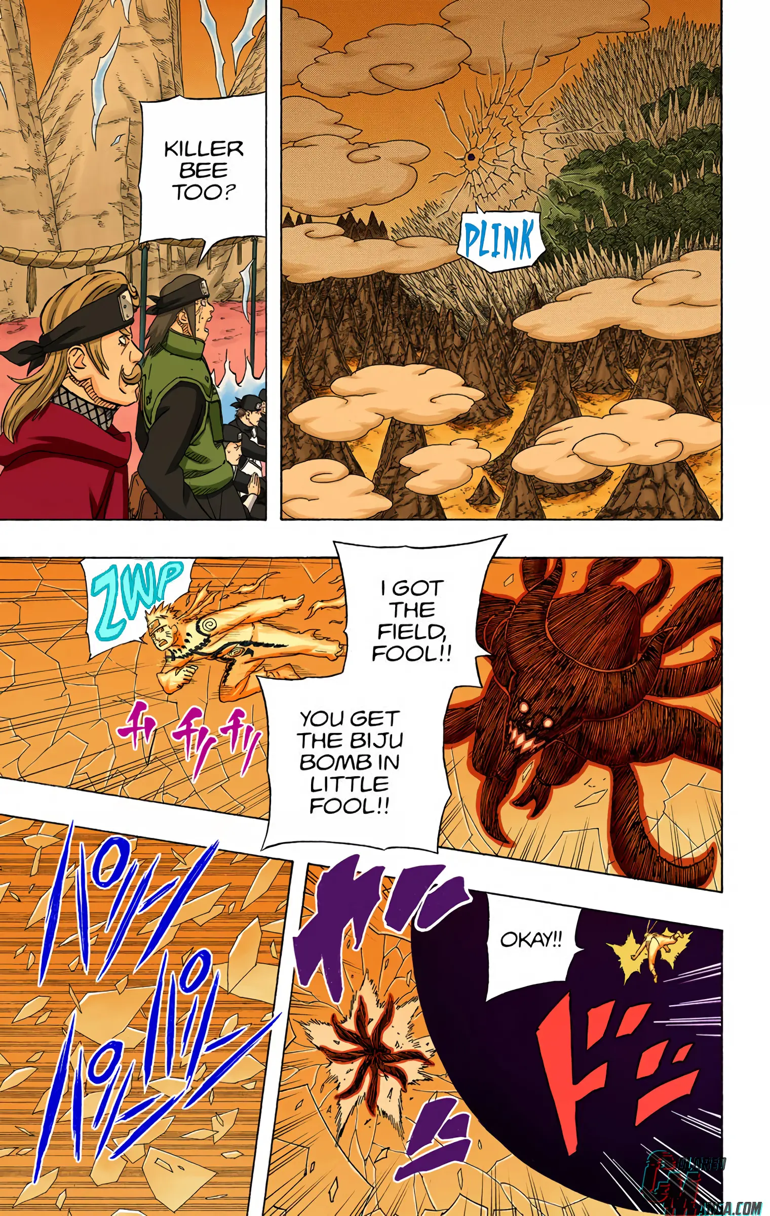Naruto Colored Manga Online, chapter 536, page 9
