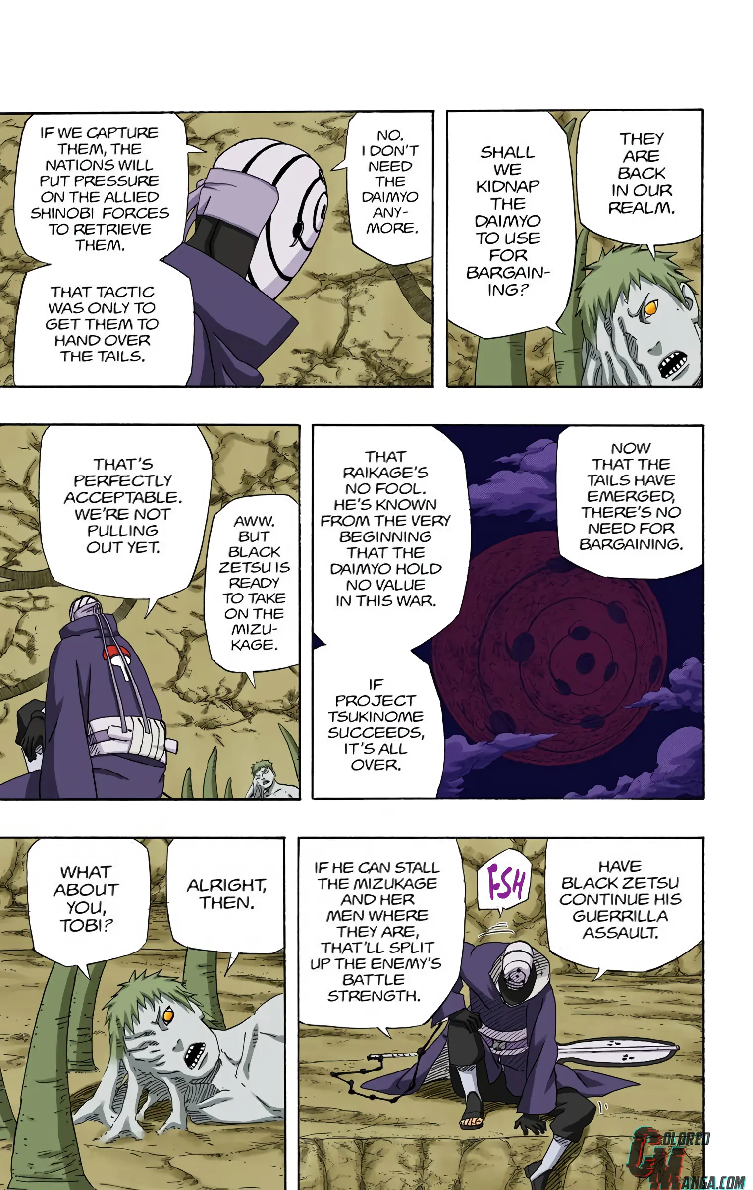 Naruto Colored Manga Online, chapter 536, page 13