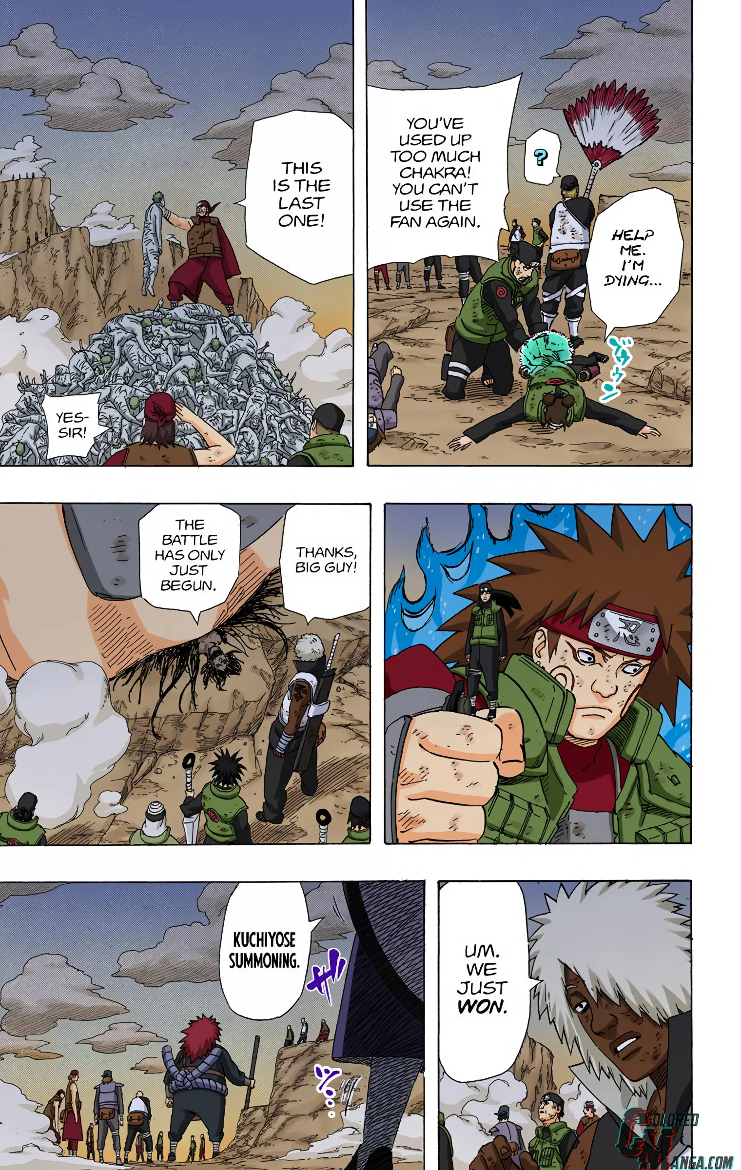 Naruto Colored Manga Online, chapter 536, page 15