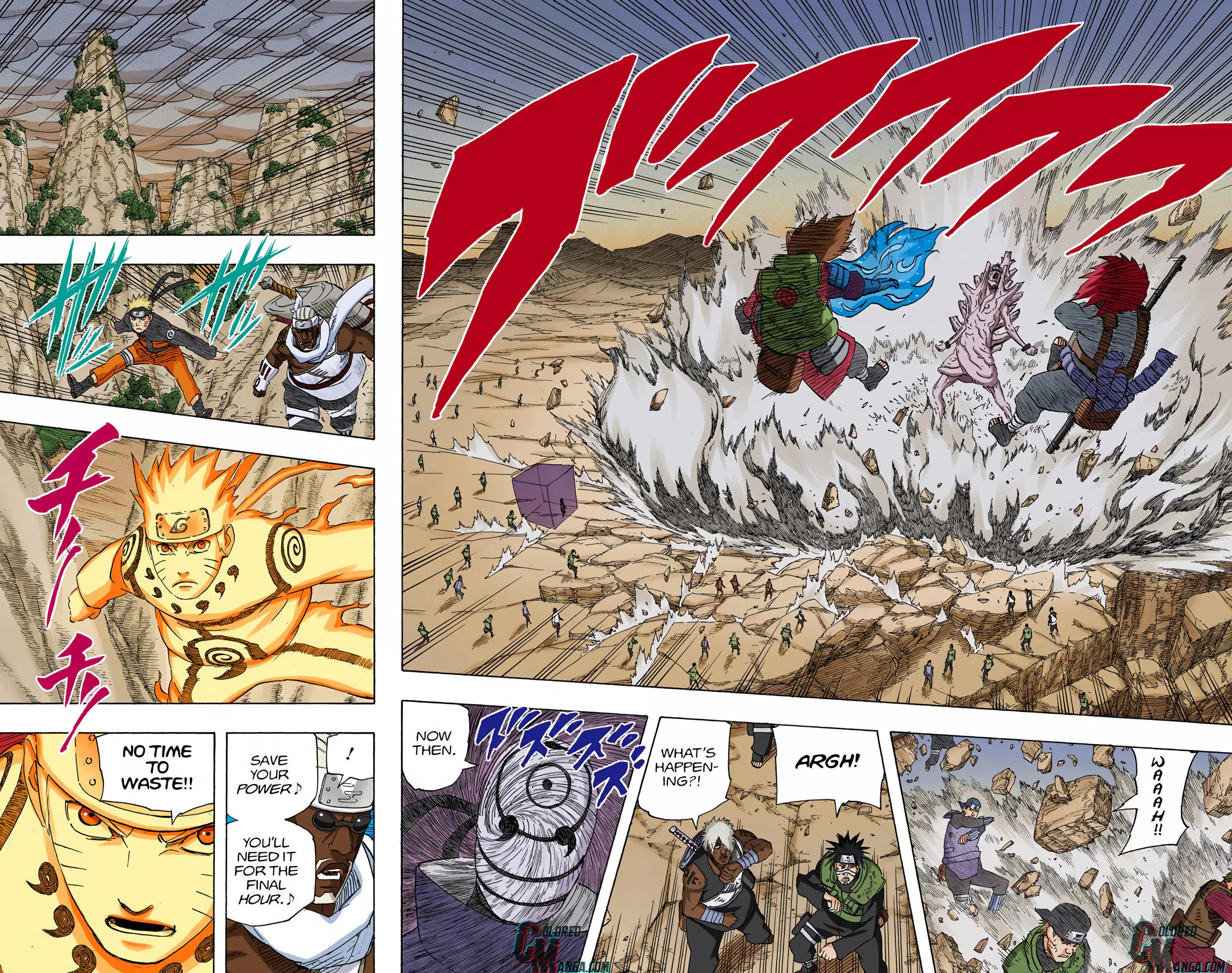 Naruto Colored Manga Online, chapter 537, page 4