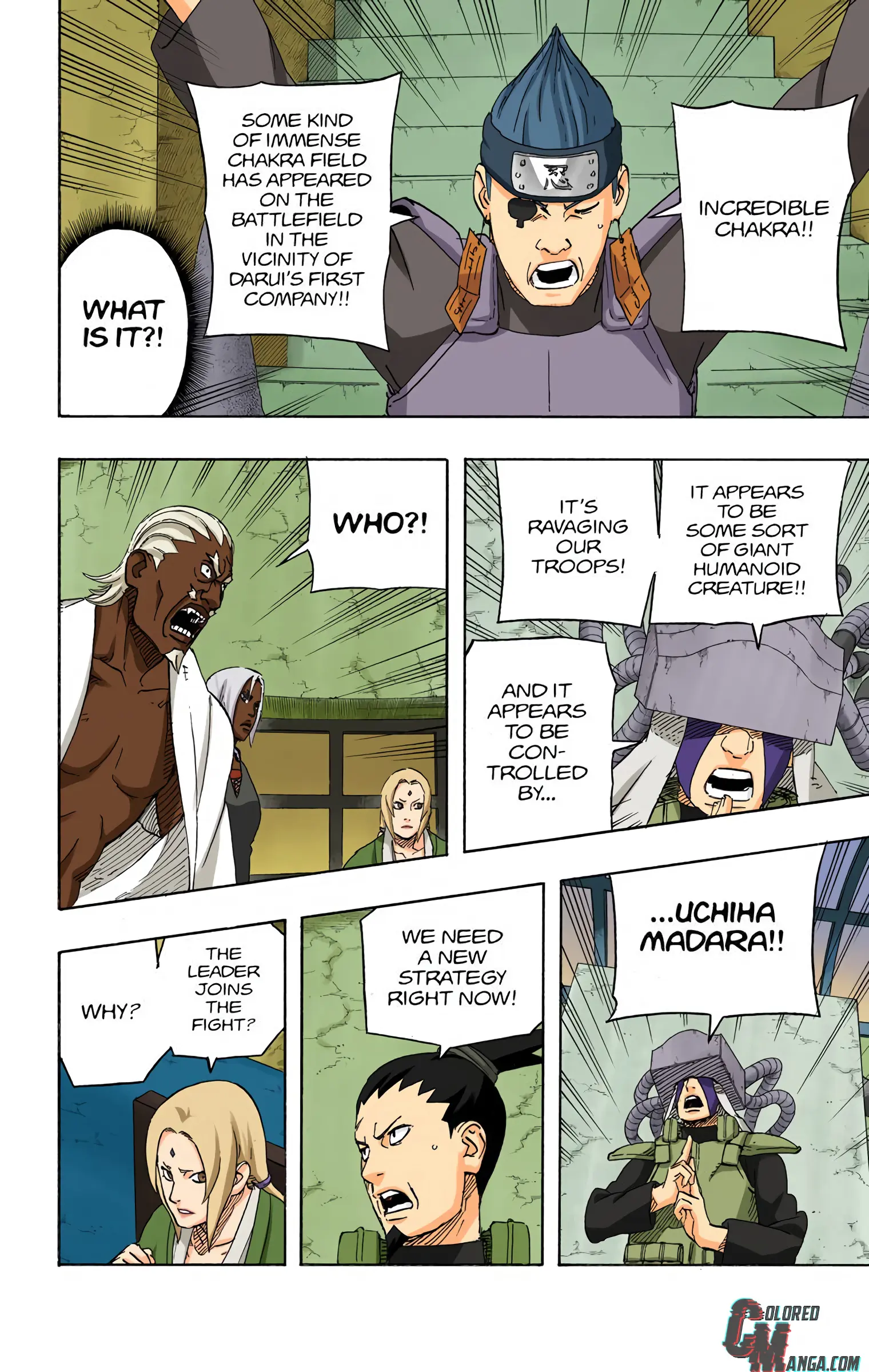 Naruto Colored Manga Online, chapter 537, page 5
