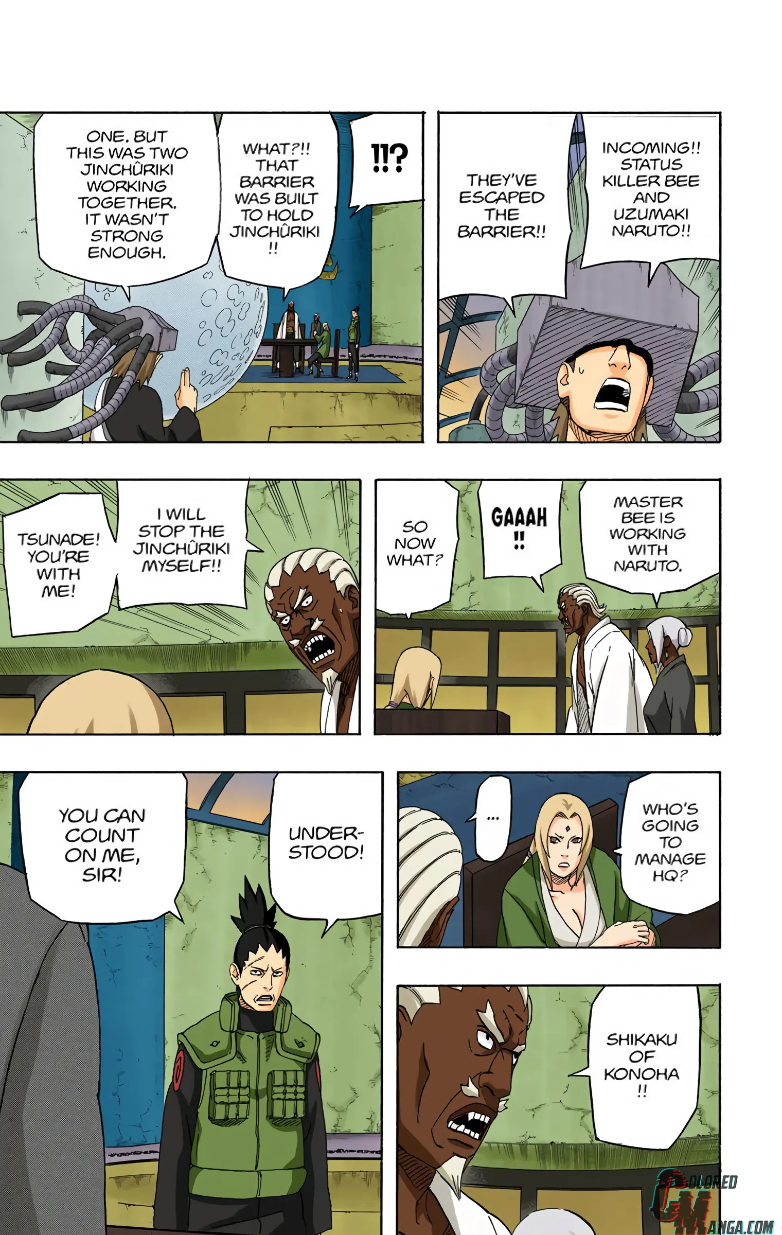 Naruto Colored Manga Online, chapter 537, page 6