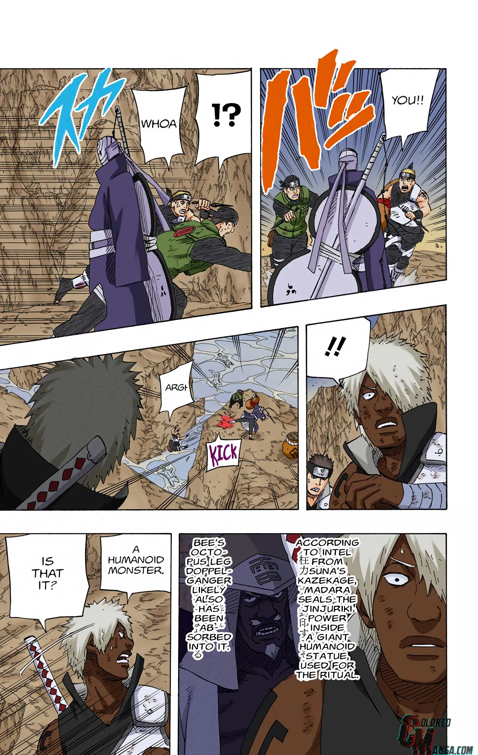 Naruto Colored Manga Online, chapter 537, page 9