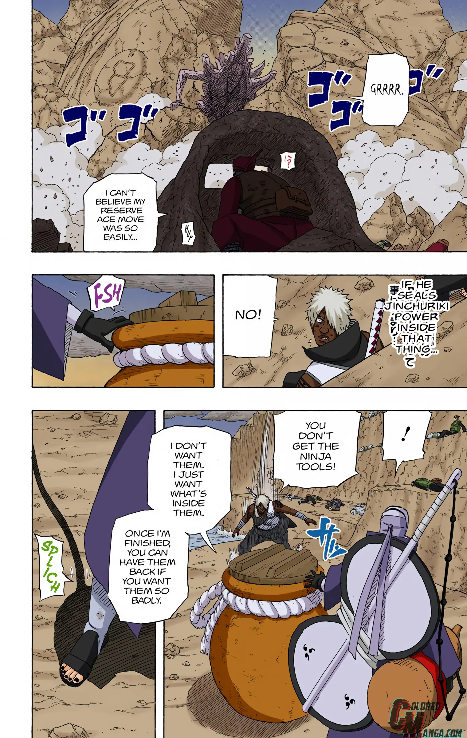 Naruto Colored Manga Online, chapter 537, page 10
