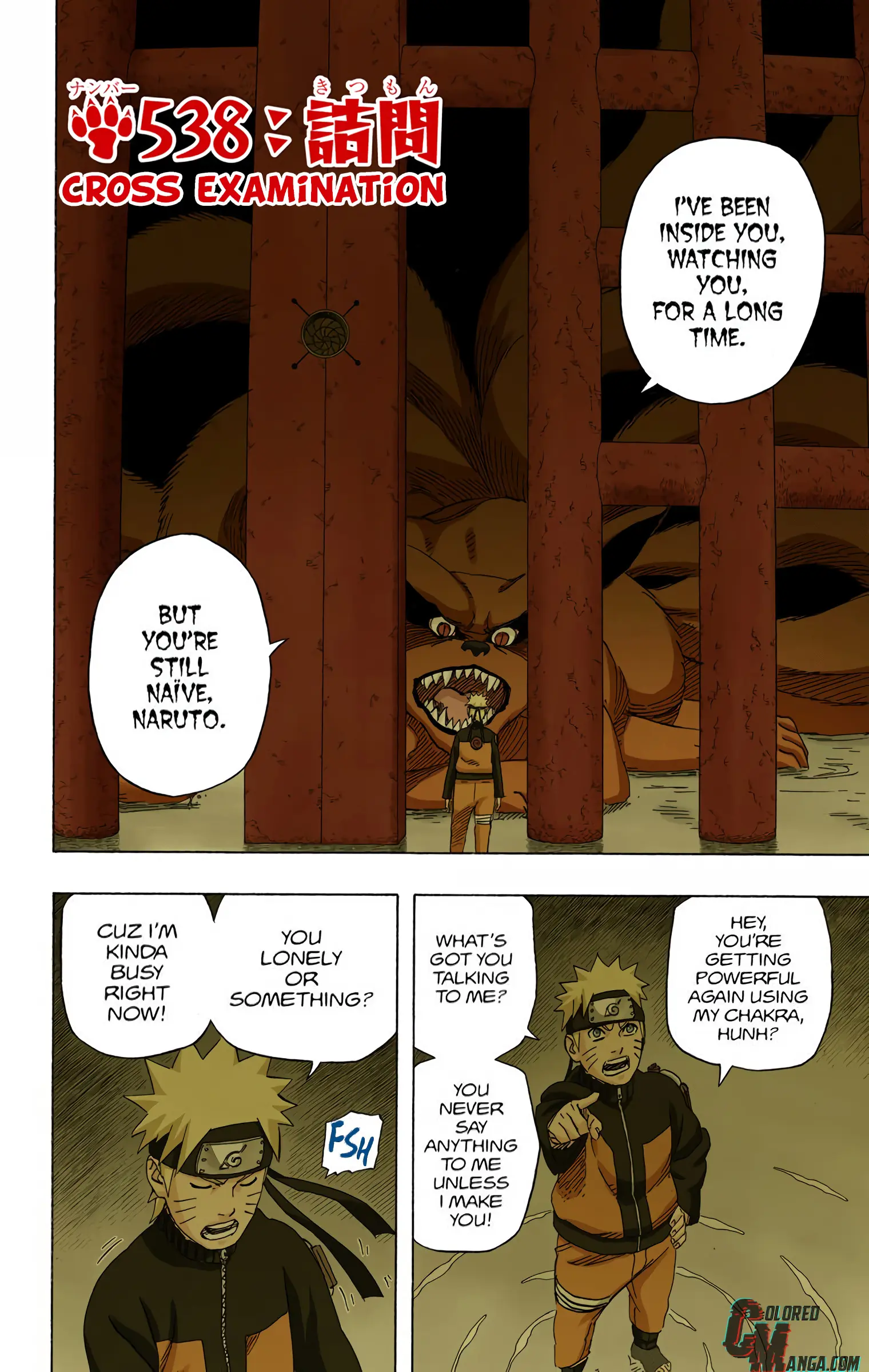 Naruto Colored Manga Online, chapter 538, page 2