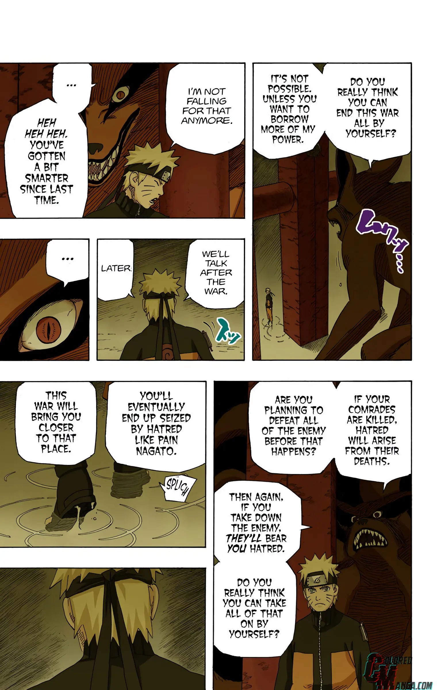 Naruto Colored Manga Online, chapter 538, page 3