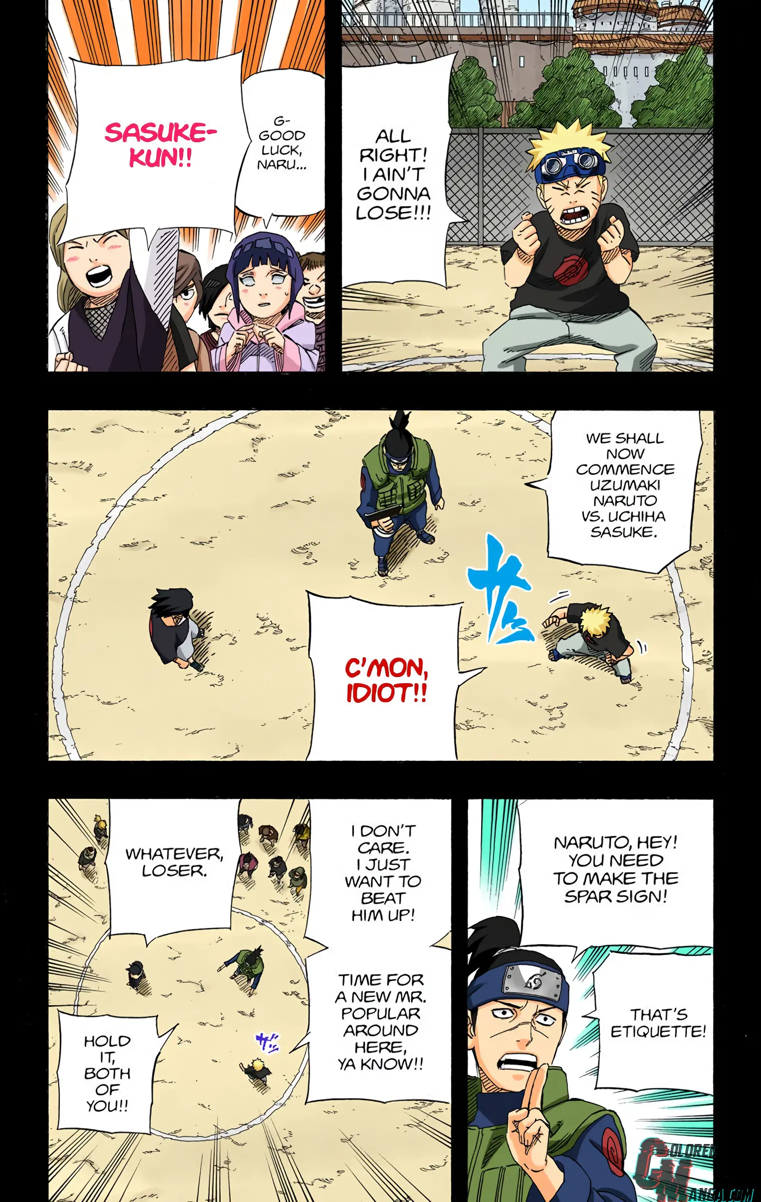Naruto Colored Manga Online, chapter 538, page 9