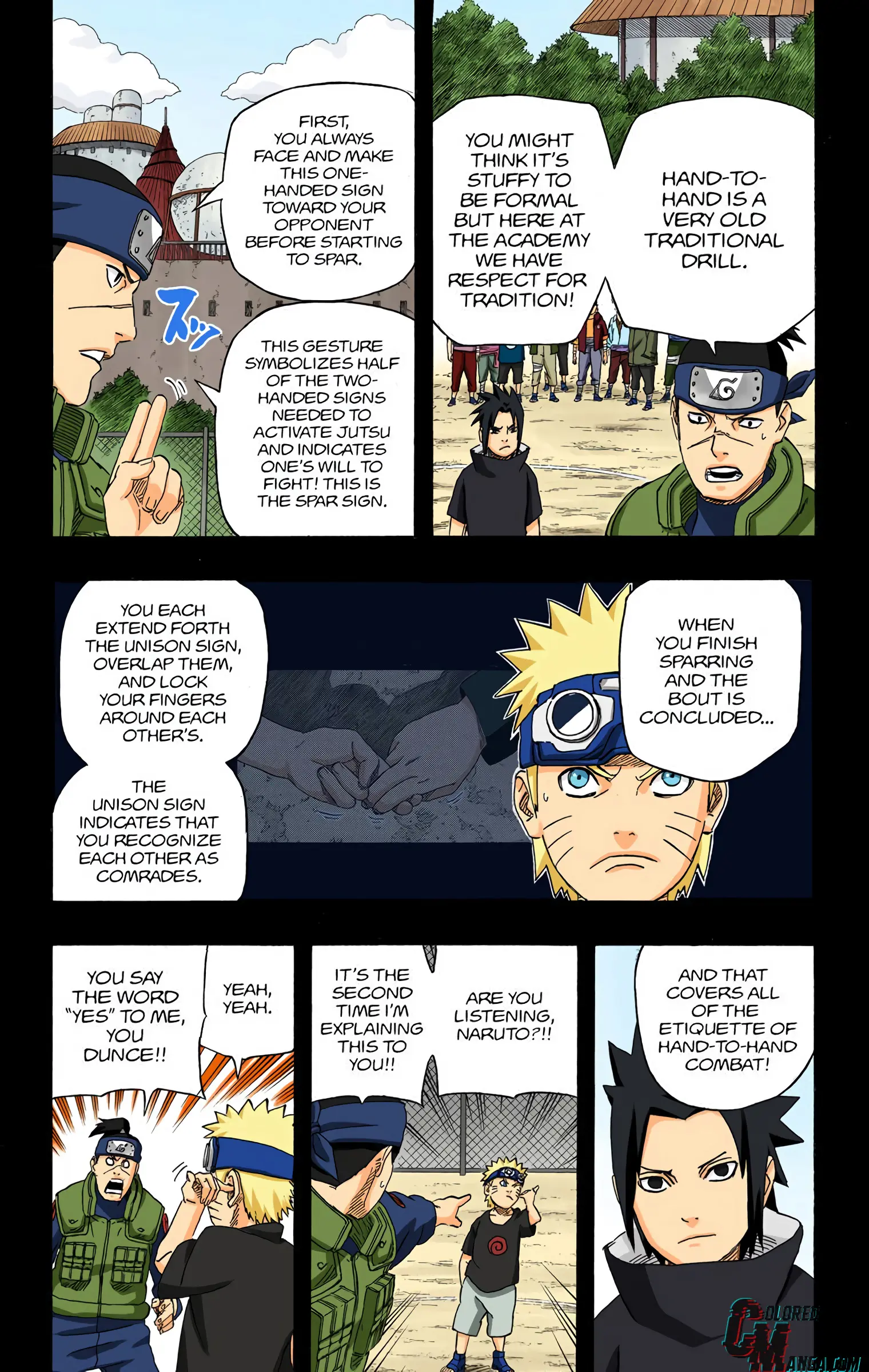 Naruto Colored Manga Online, chapter 538, page 10