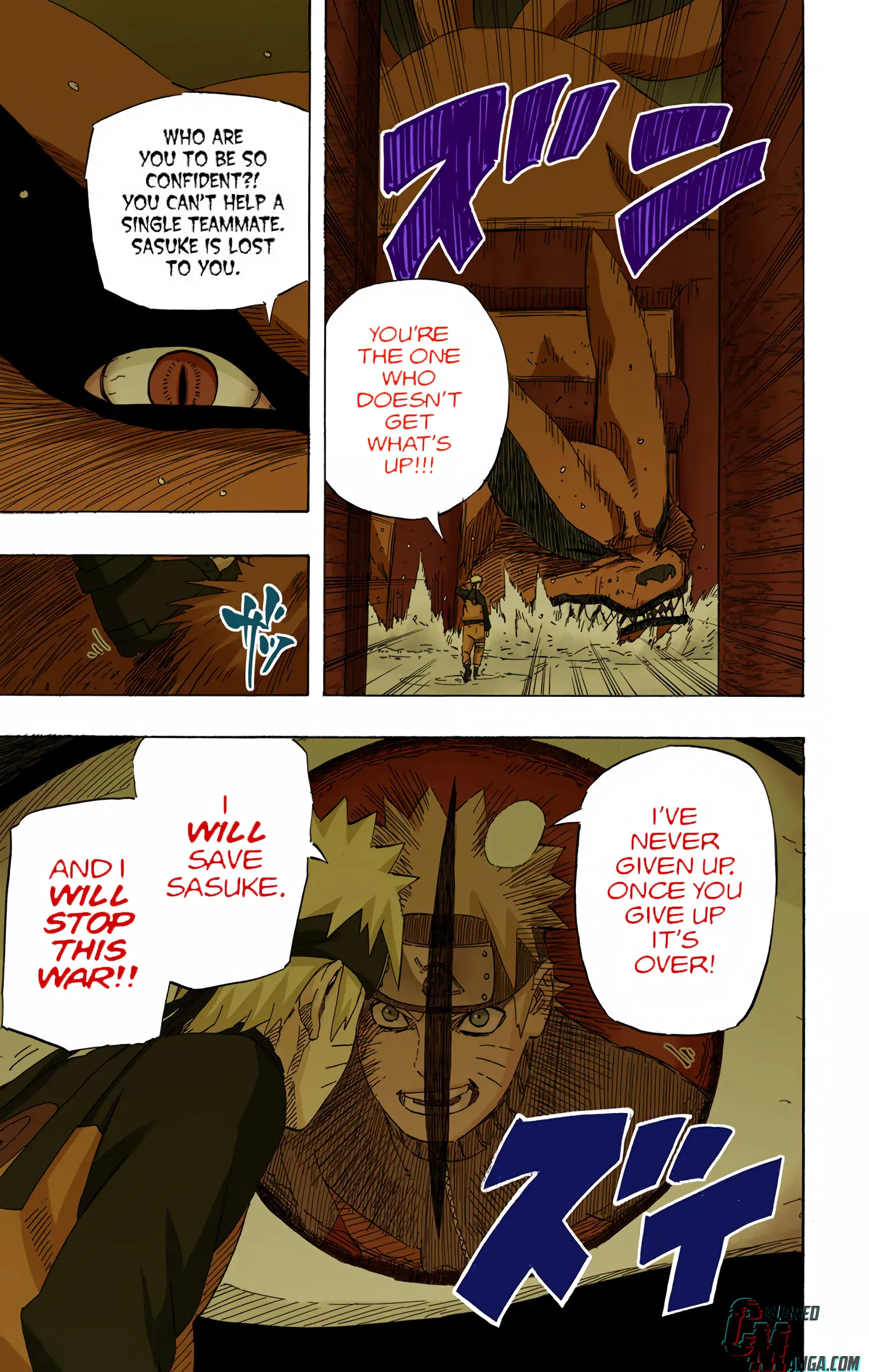 Naruto Colored Manga Online, chapter 538, page 17