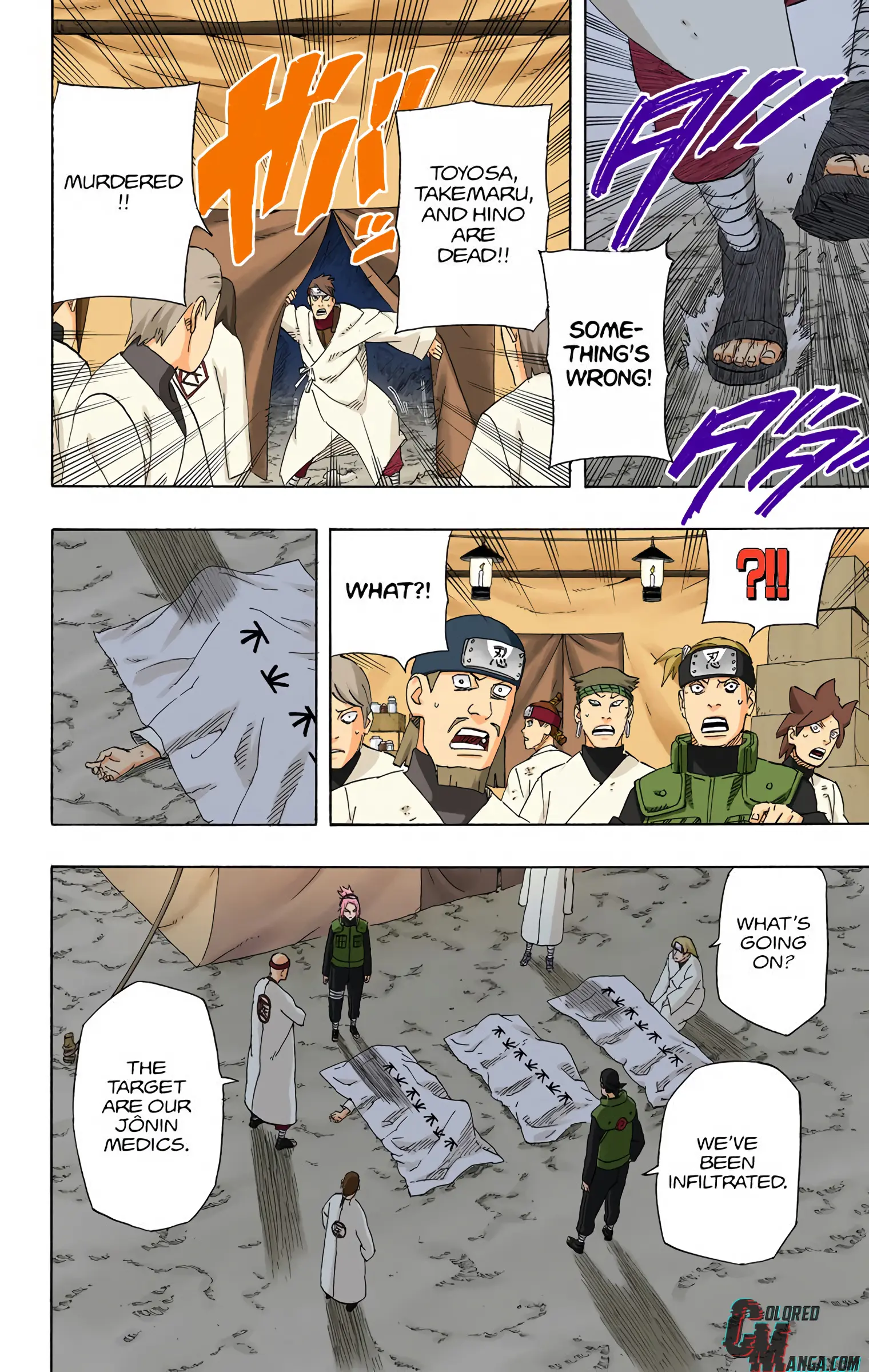 Naruto Colored Manga Online, chapter 539, page 10