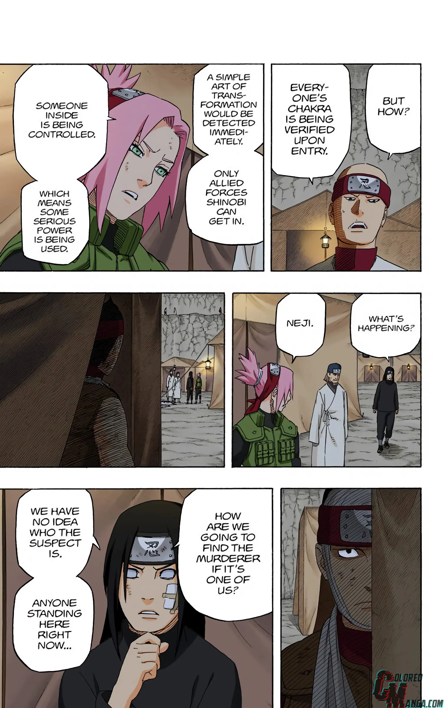 Naruto Colored Manga Online, chapter 539, page 11