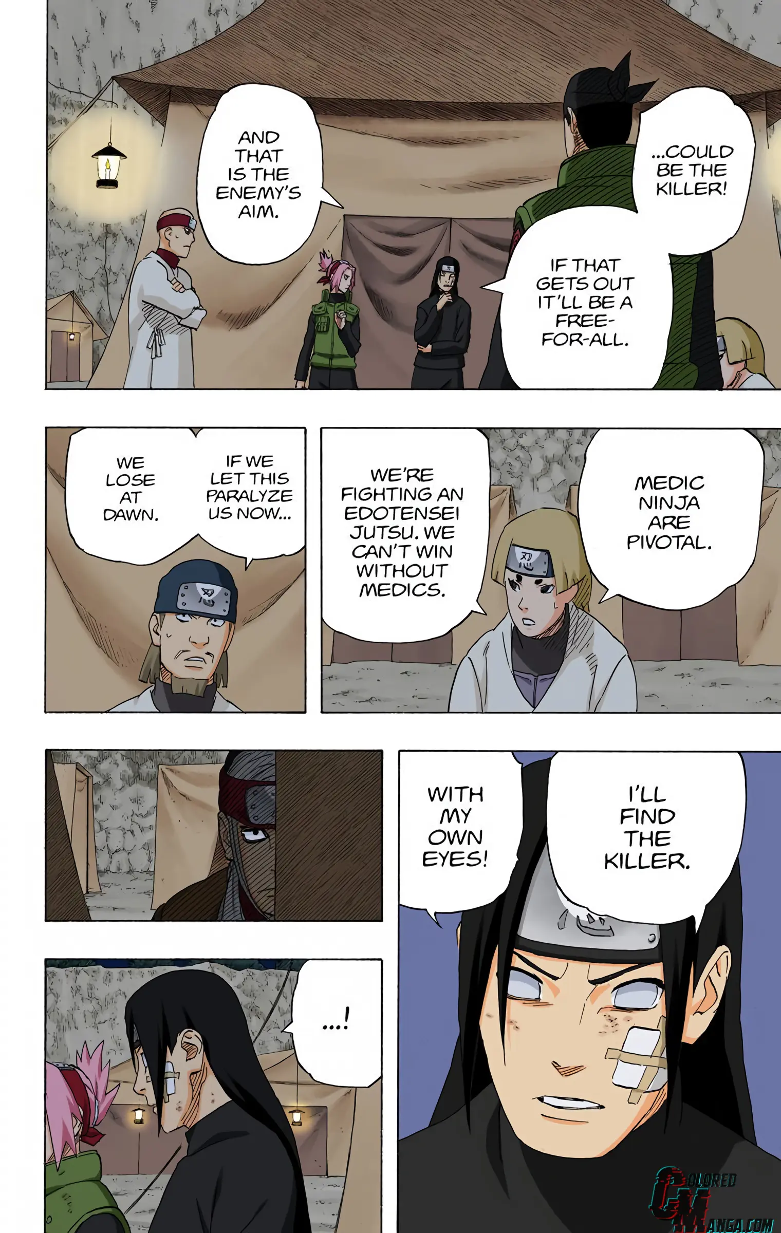 Naruto Colored Manga Online, chapter 539, page 12