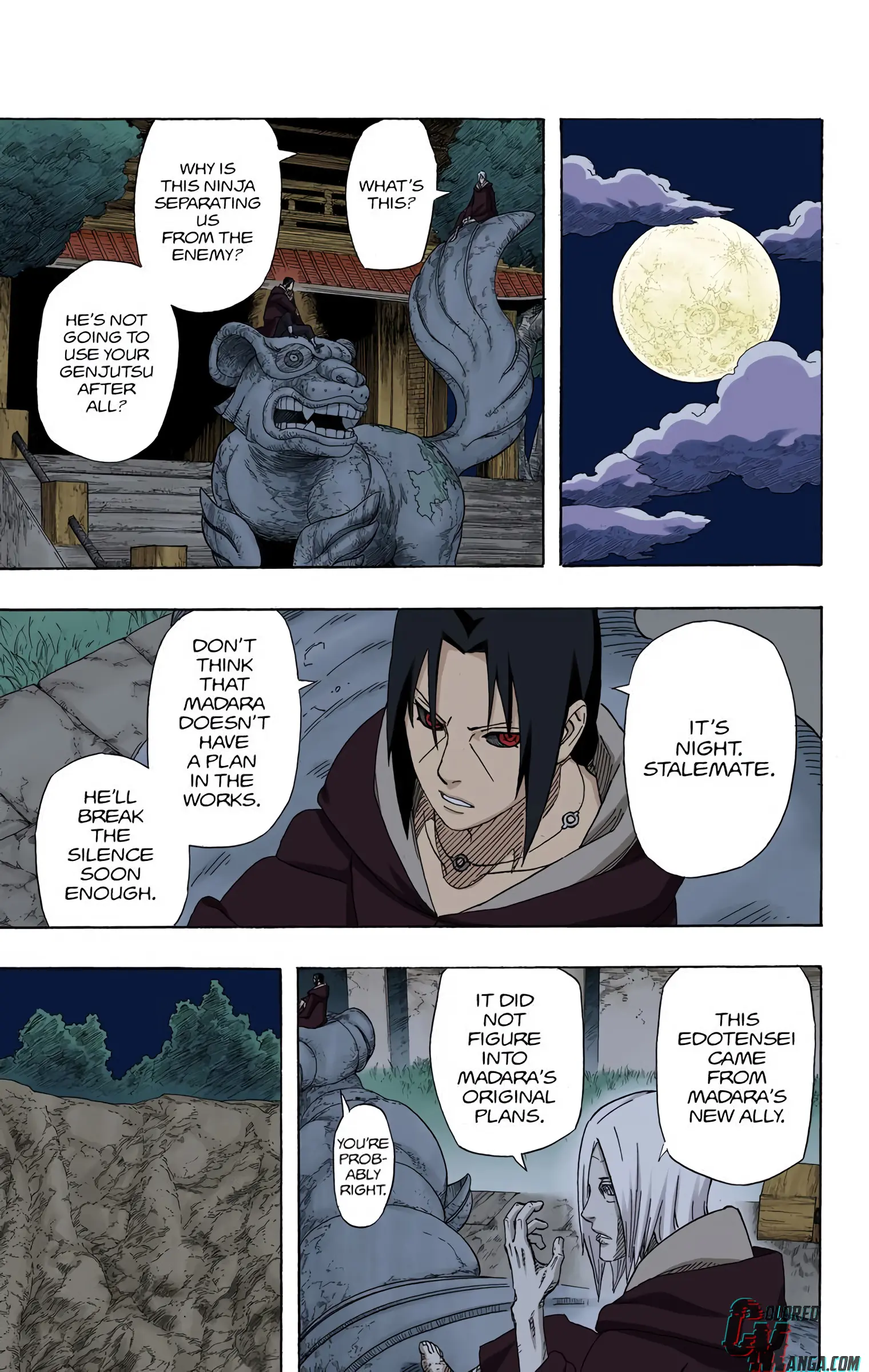 Naruto Colored Manga Online, chapter 540, page 3