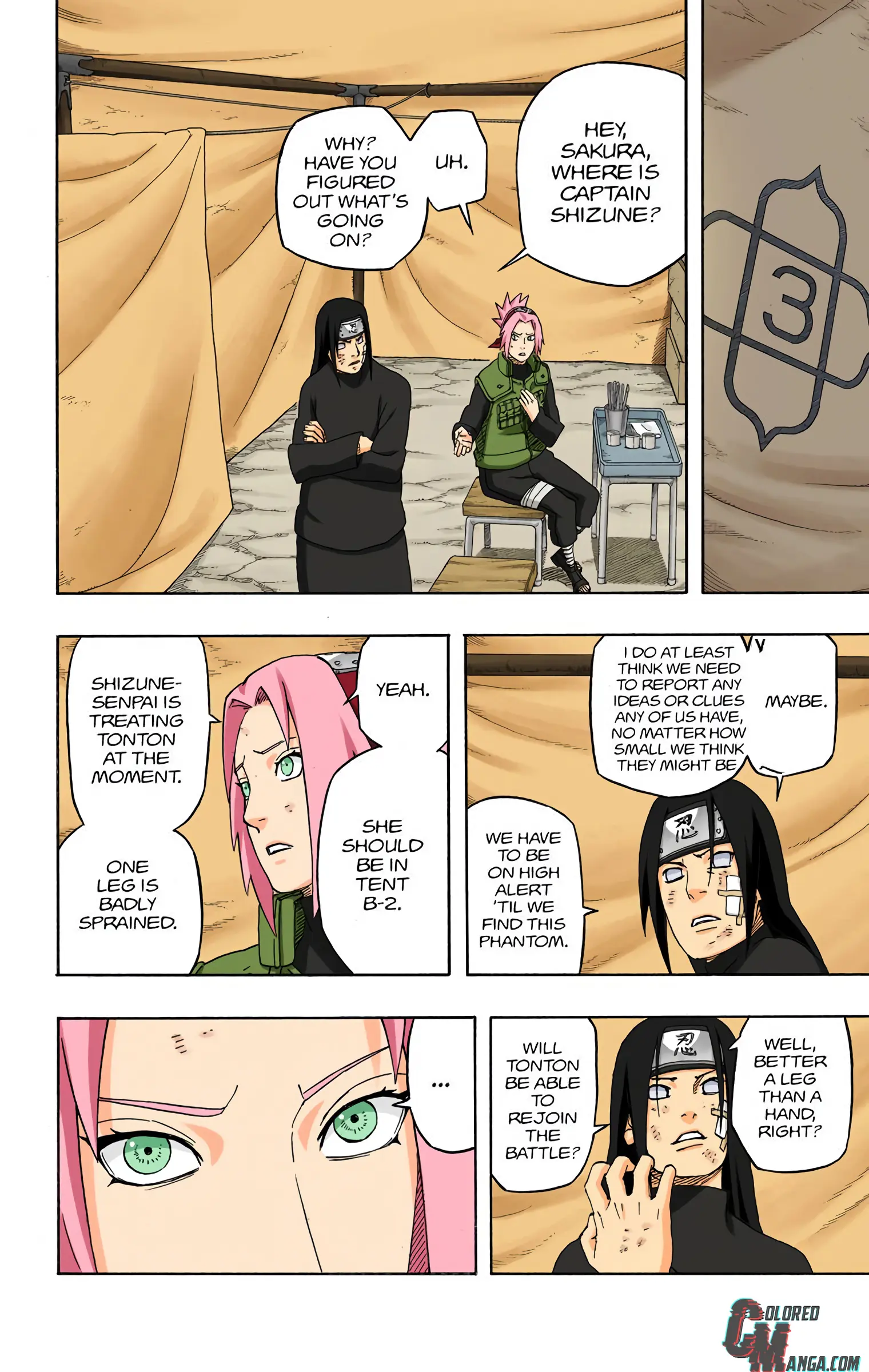 Naruto Colored Manga Online, chapter 540, page 6