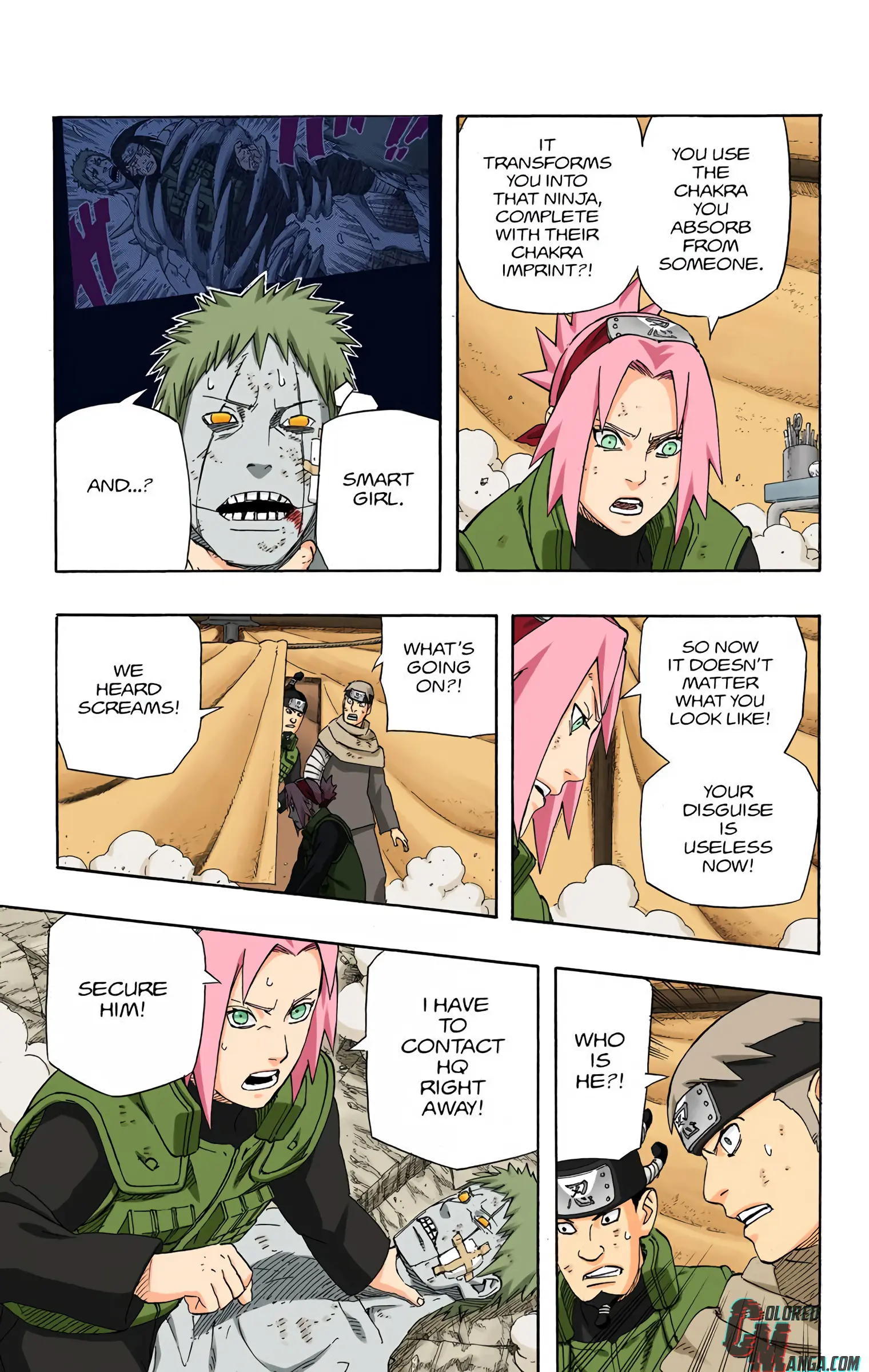 Naruto Colored Manga Online, chapter 540, page 10