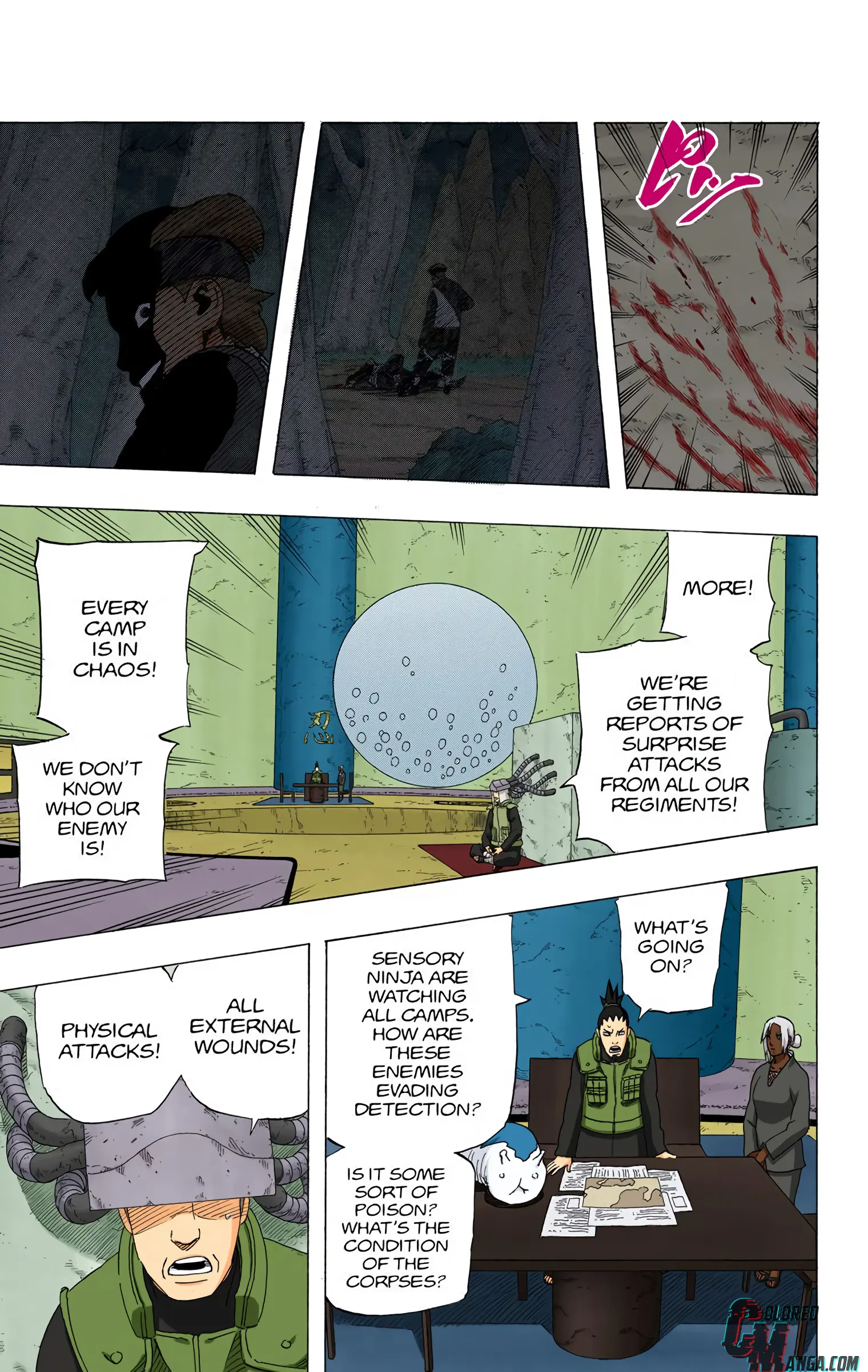 Naruto Colored Manga Online, chapter 540, page 12