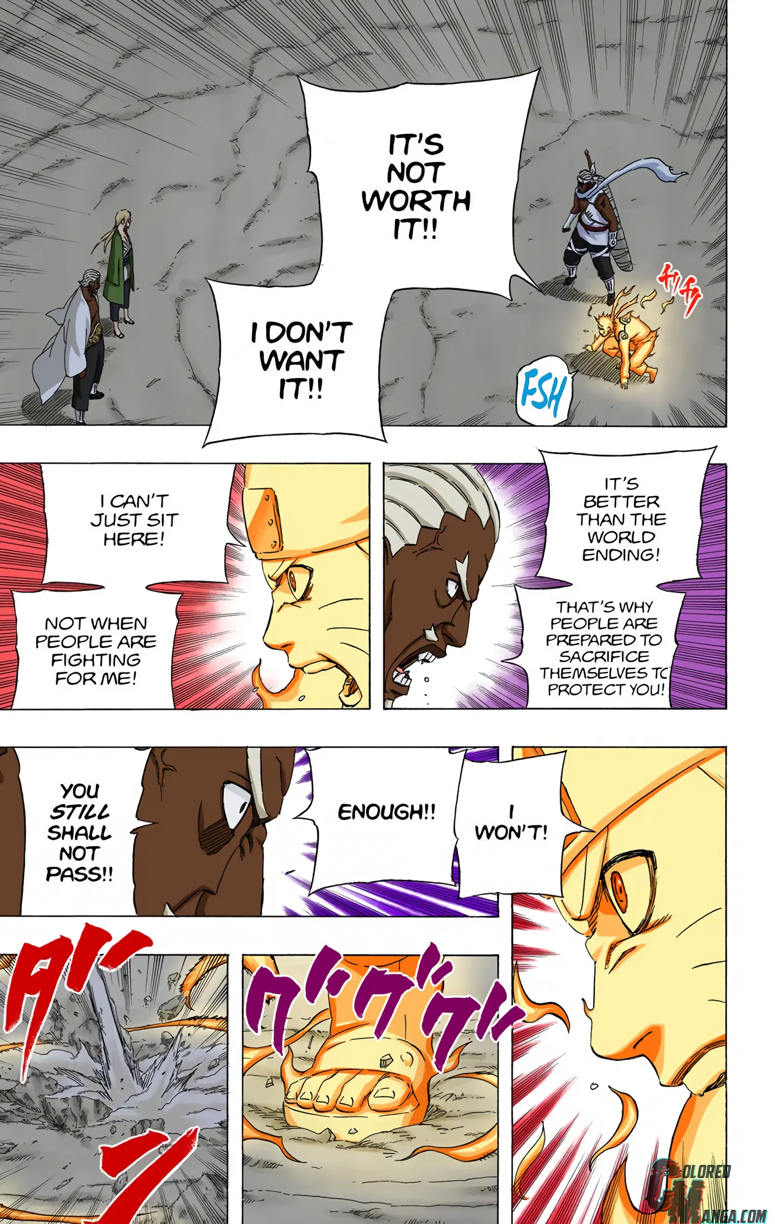 Naruto Colored Manga Online, chapter 541, page 5