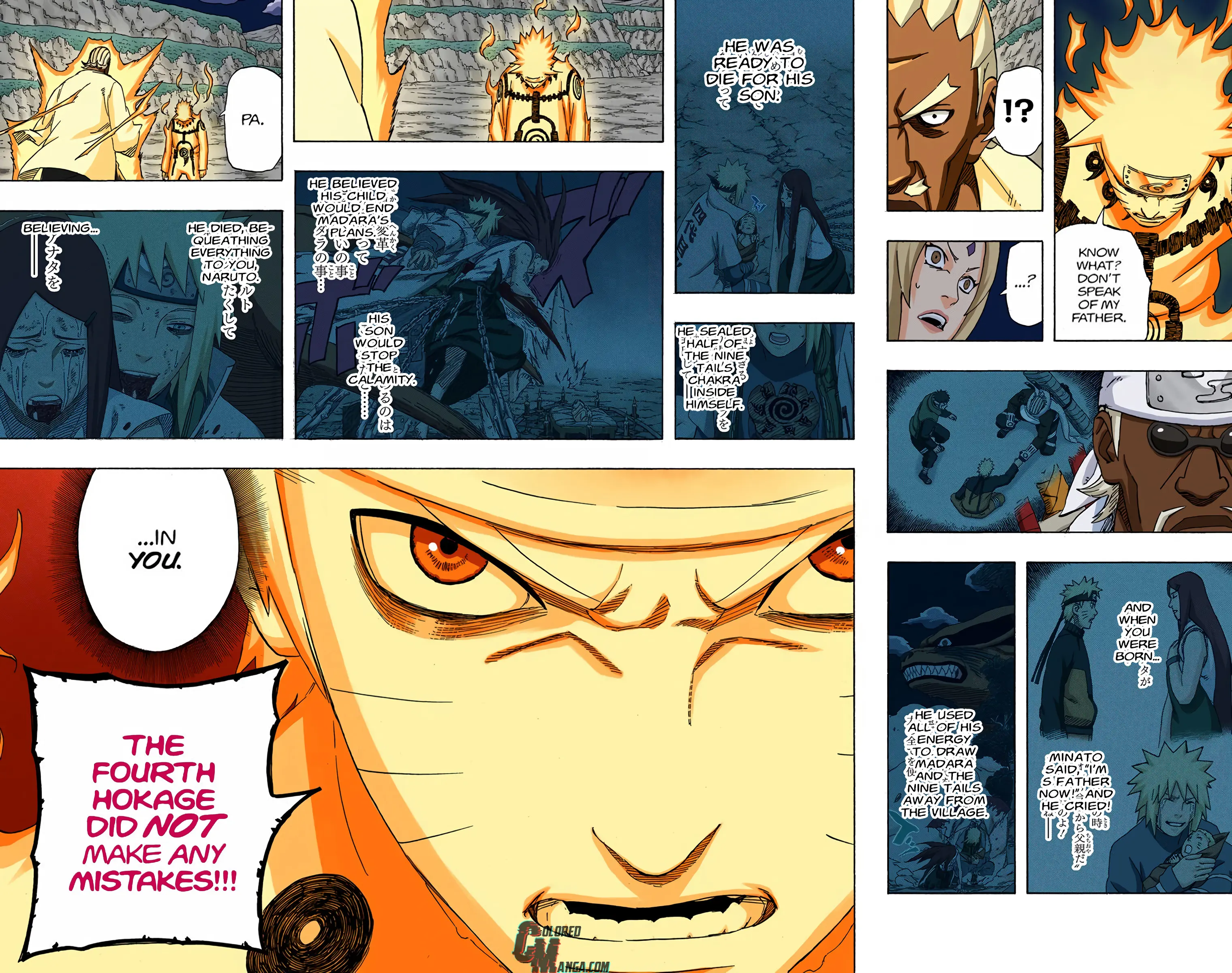 Naruto Colored Manga Online, chapter 541, page 10