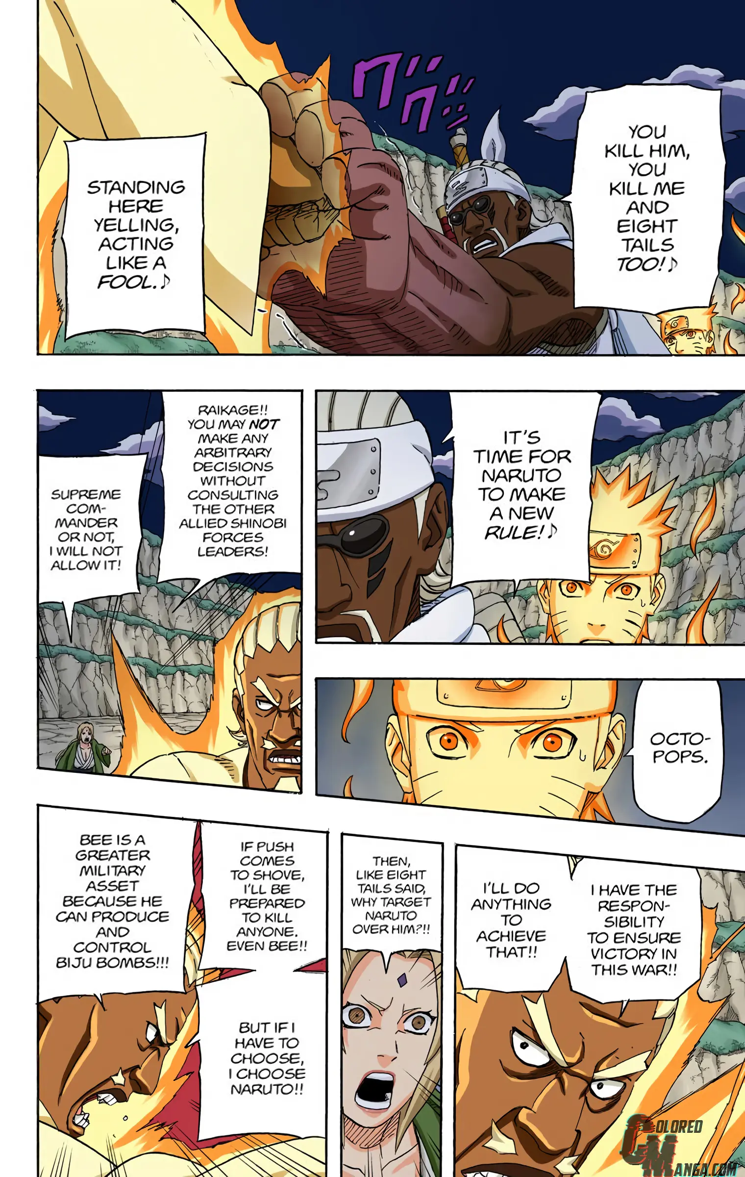 Naruto Colored Manga Online, chapter 541, page 13
