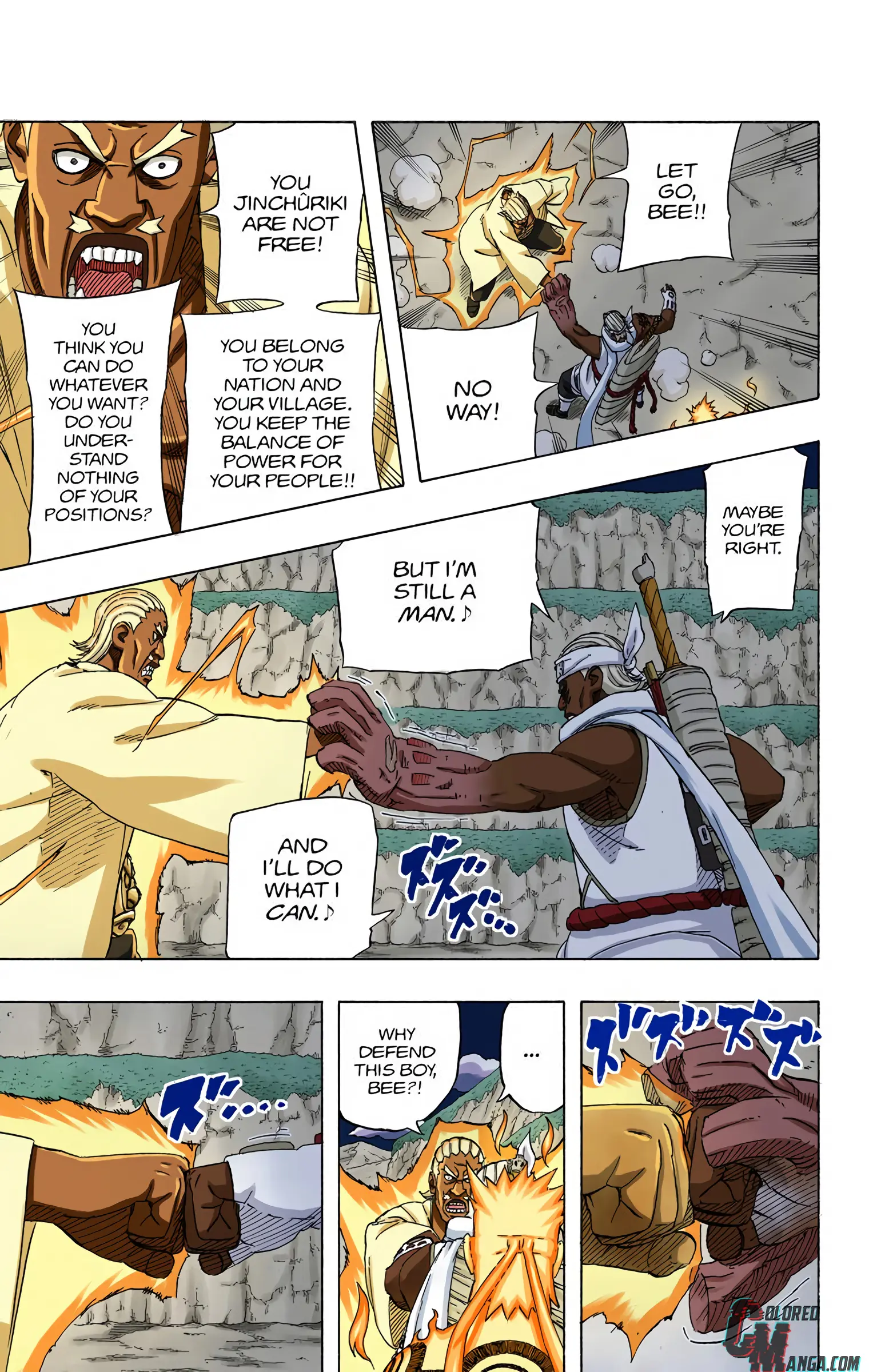 Naruto Colored Manga Online, chapter 541, page 14