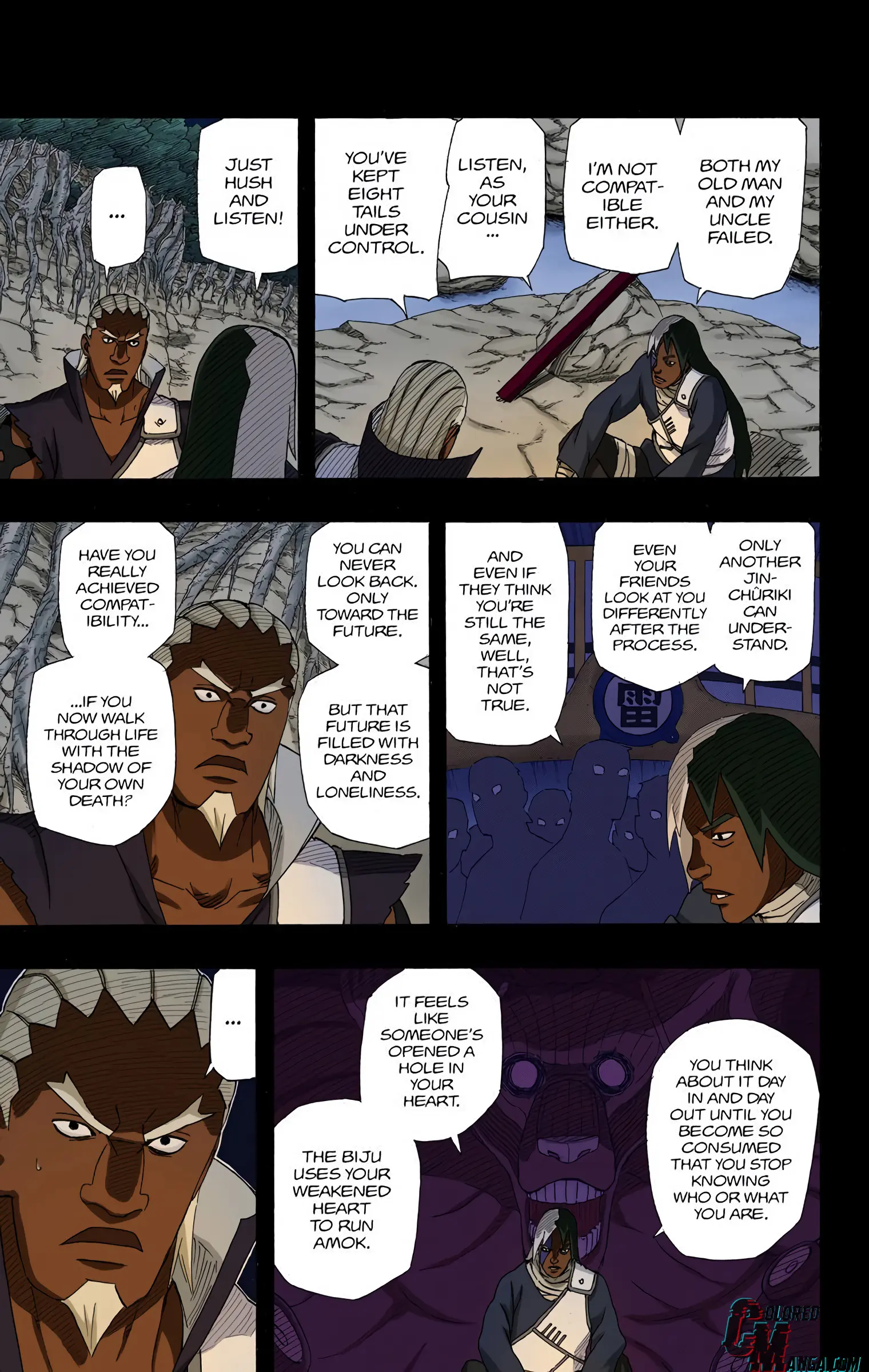 Naruto Colored Manga Online, chapter 542, page 3