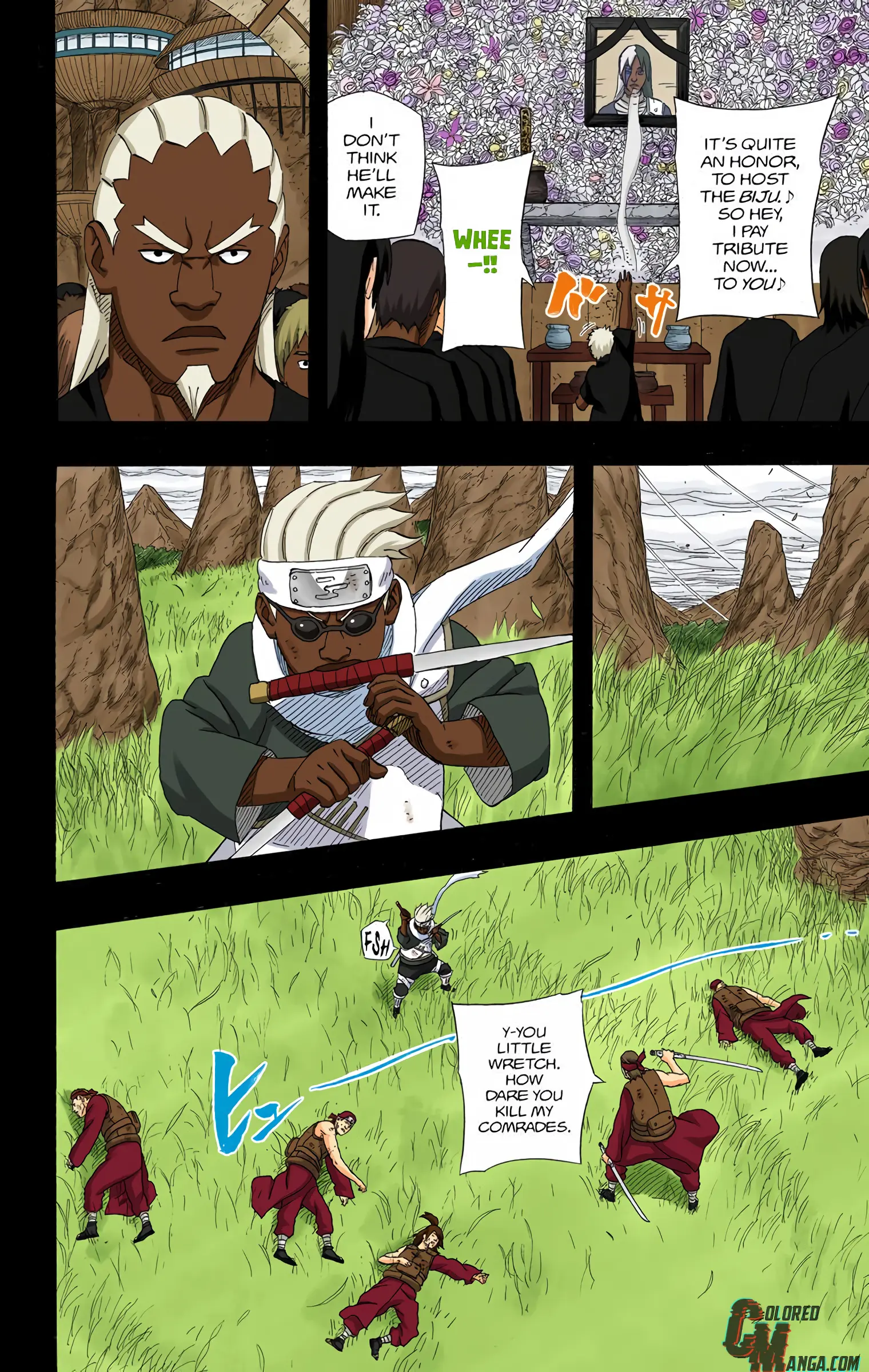 Naruto Colored Manga Online, chapter 542, page 6